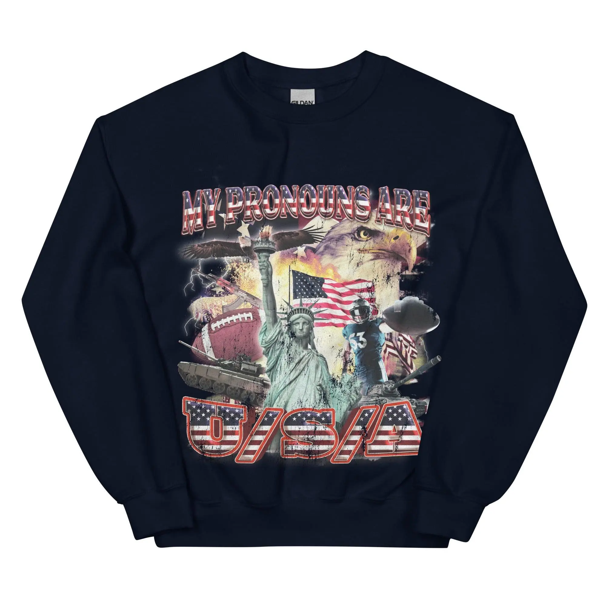 My Pronouns are U/S/A Sweatshirt - Image 2