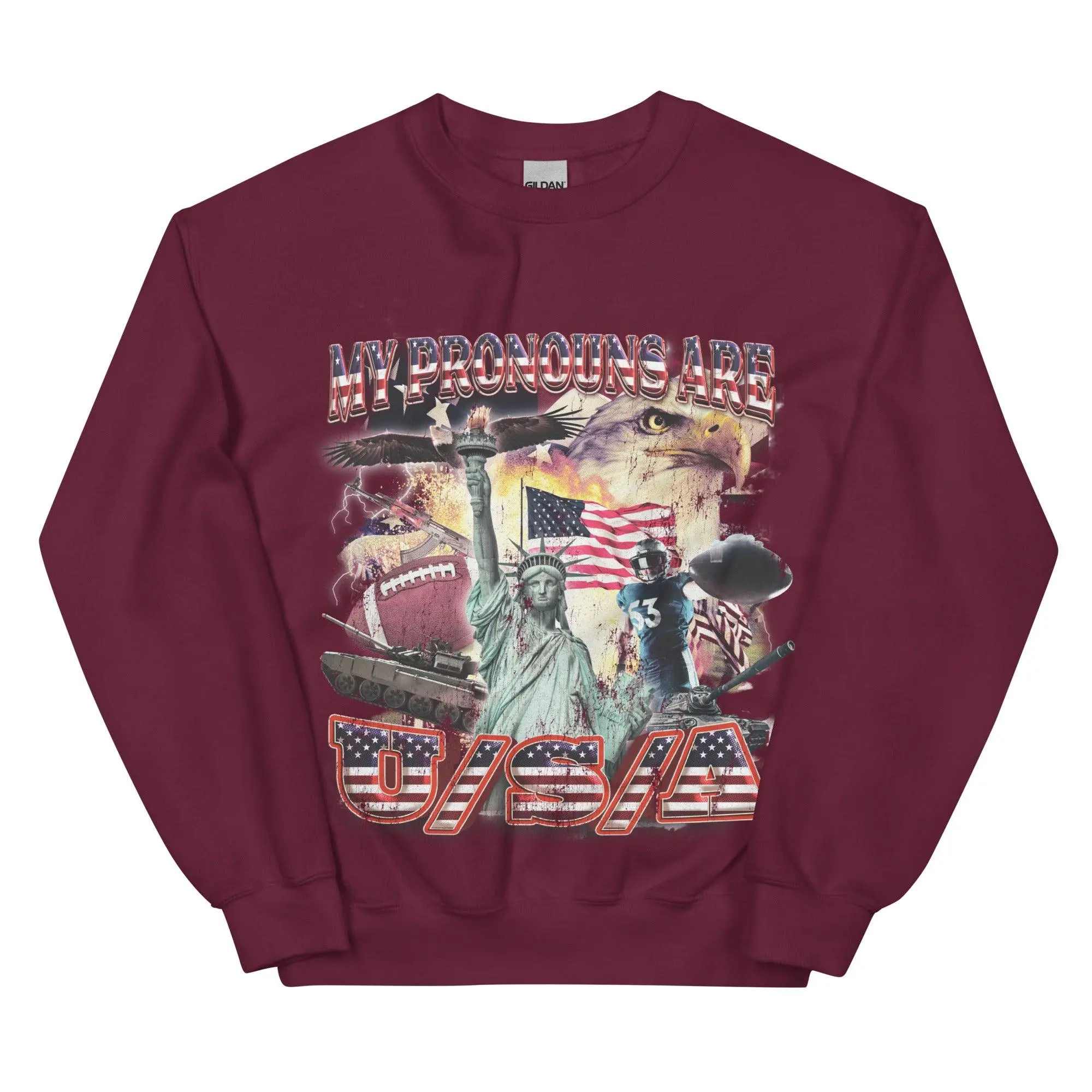 My Pronouns are U/S/A Sweatshirt - Image 4