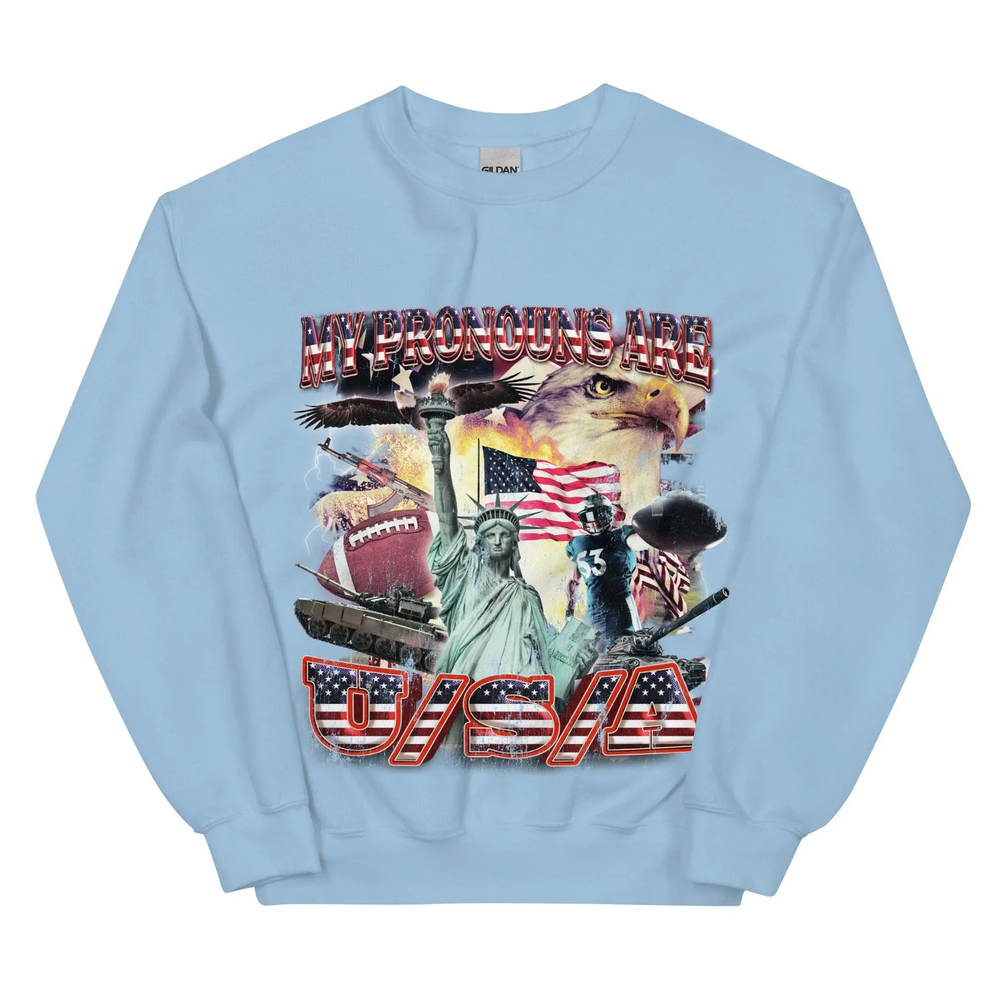 My Pronouns are U/S/A Sweatshirt - Image 6