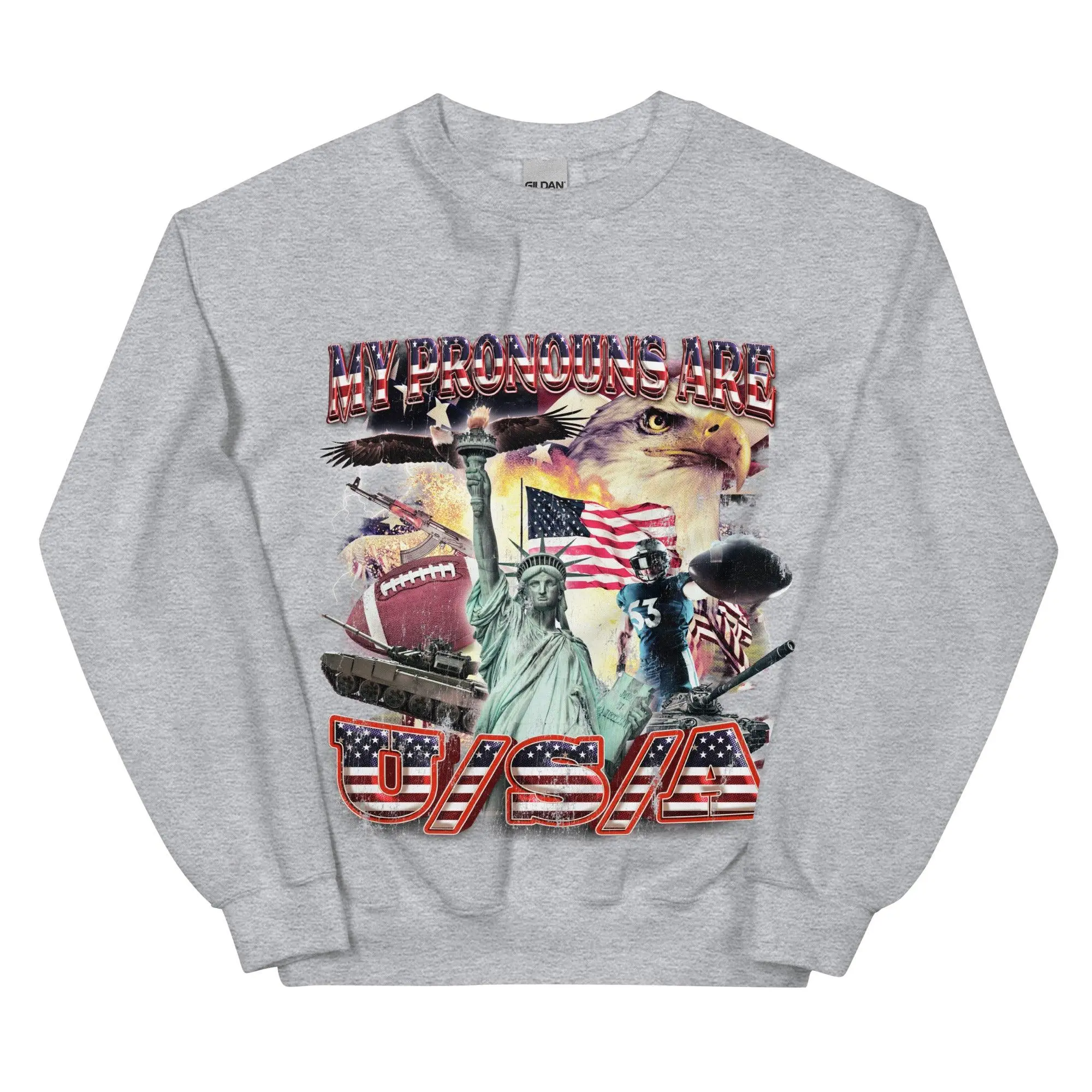 My Pronouns are U/S/A Sweatshirt - Image 7