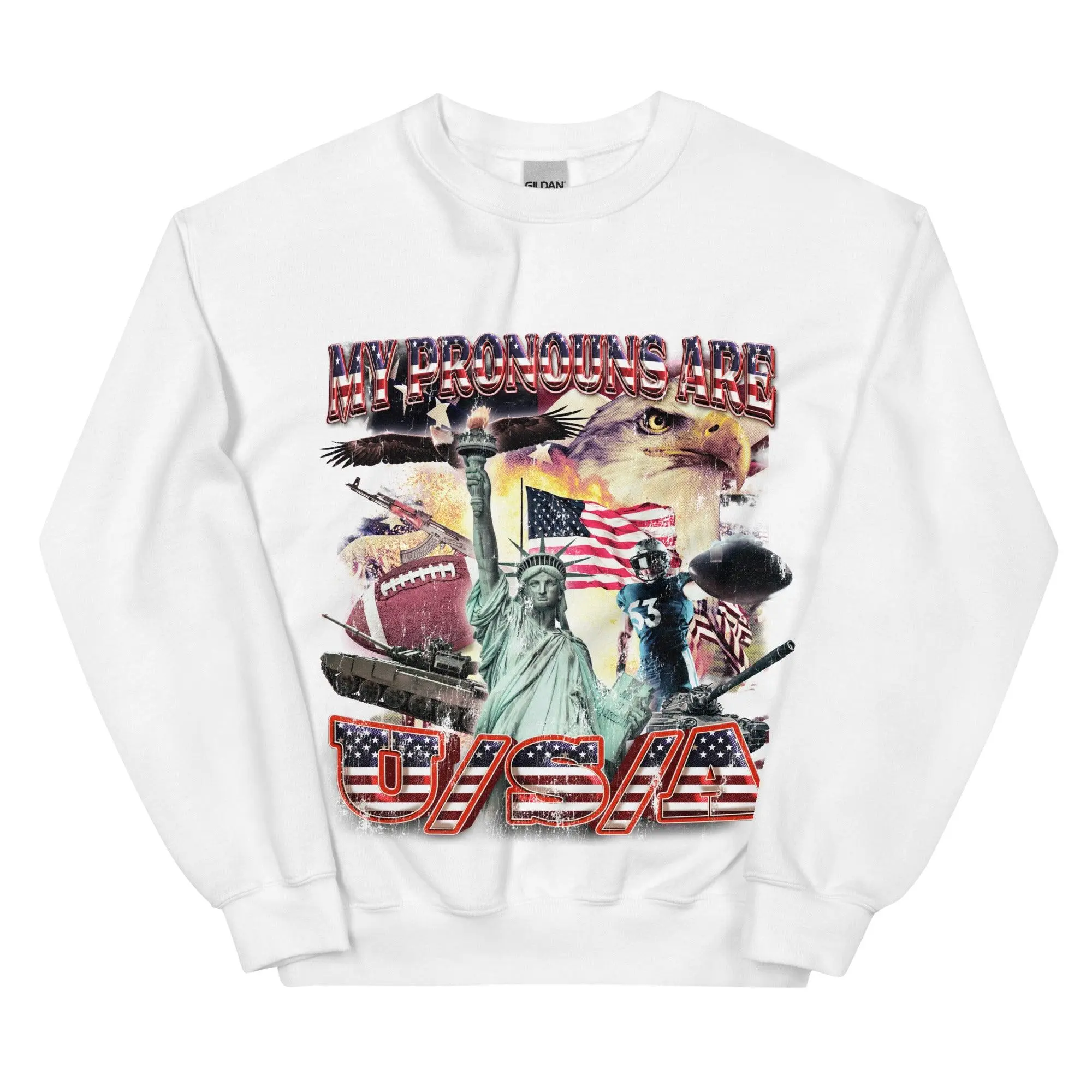 My Pronouns are U/S/A Sweatshirt - Image 9