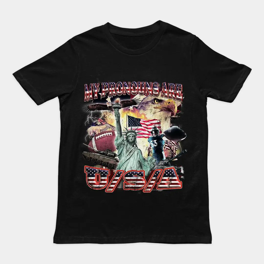 My Pronouns are USA t-shirt