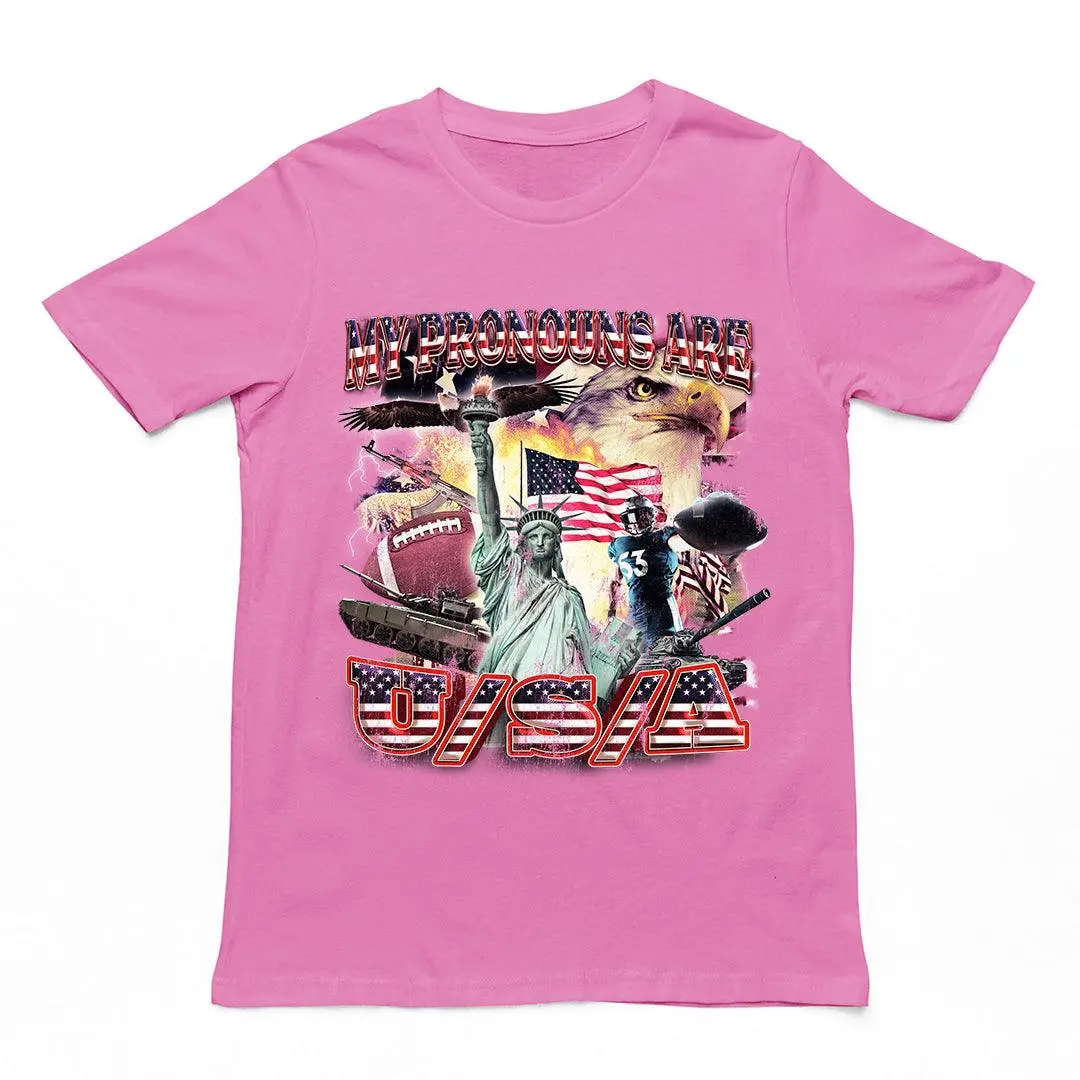 My Pronouns are USA t-shirt - Image 2