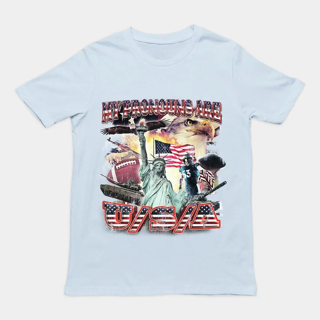 My Pronouns are USA t-shirt - Image 5
