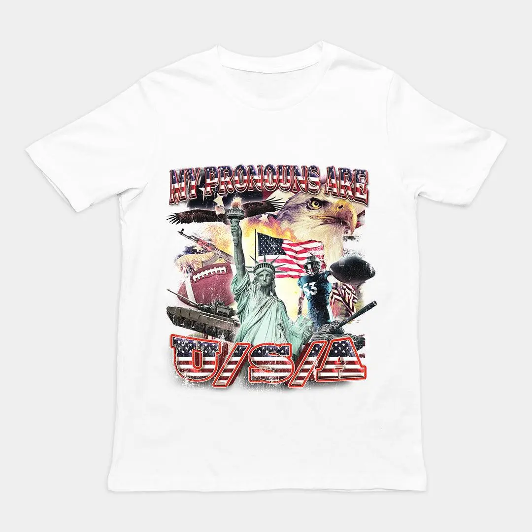 My Pronouns are USA t-shirt - Image 6