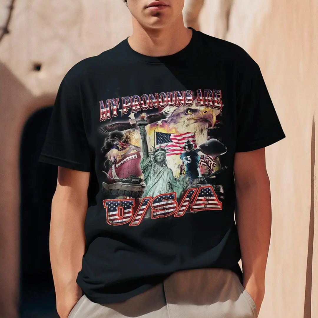 My Pronouns are USA t-shirt - Image 7