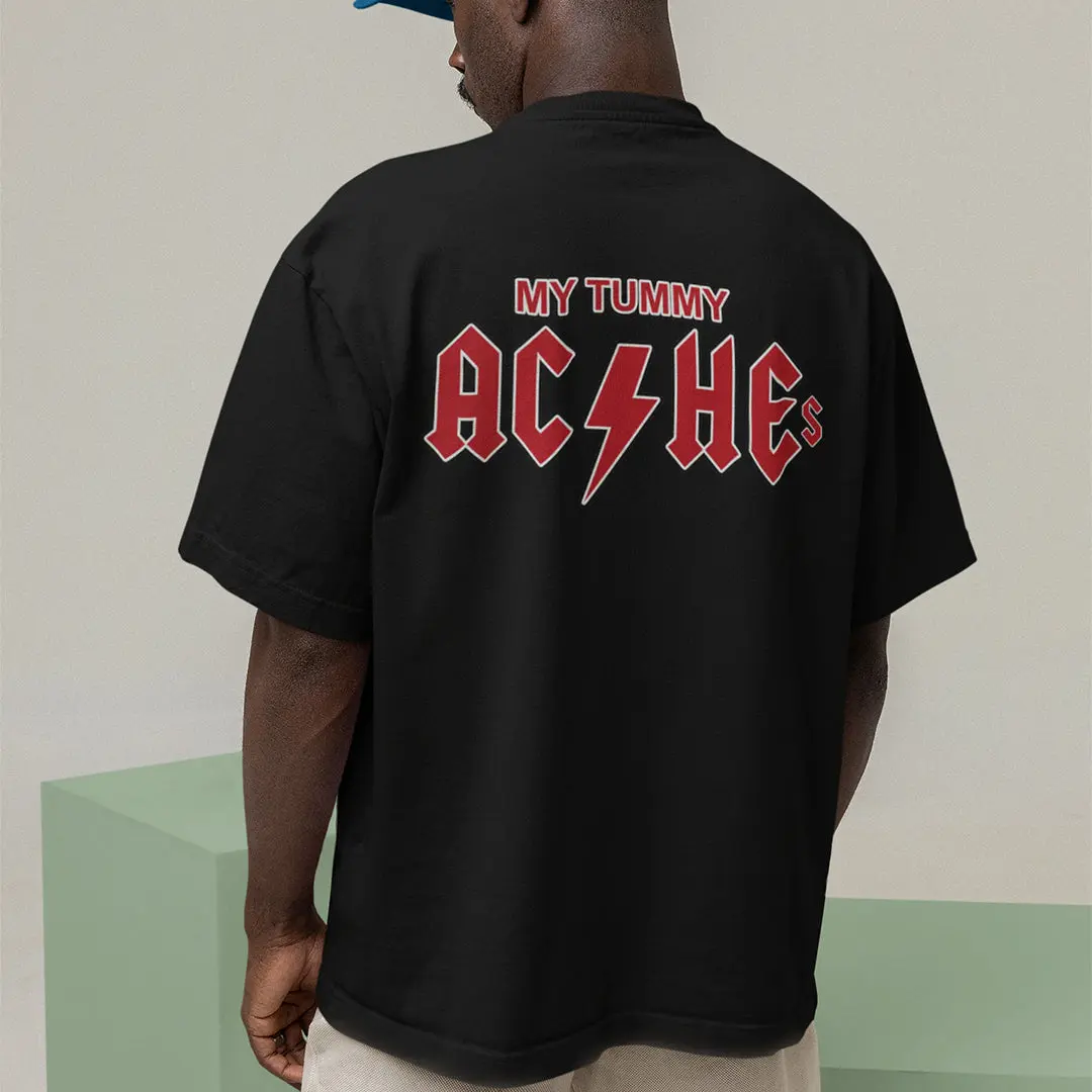 My Tummy Aches T-Shirt (backprint) - Image 7