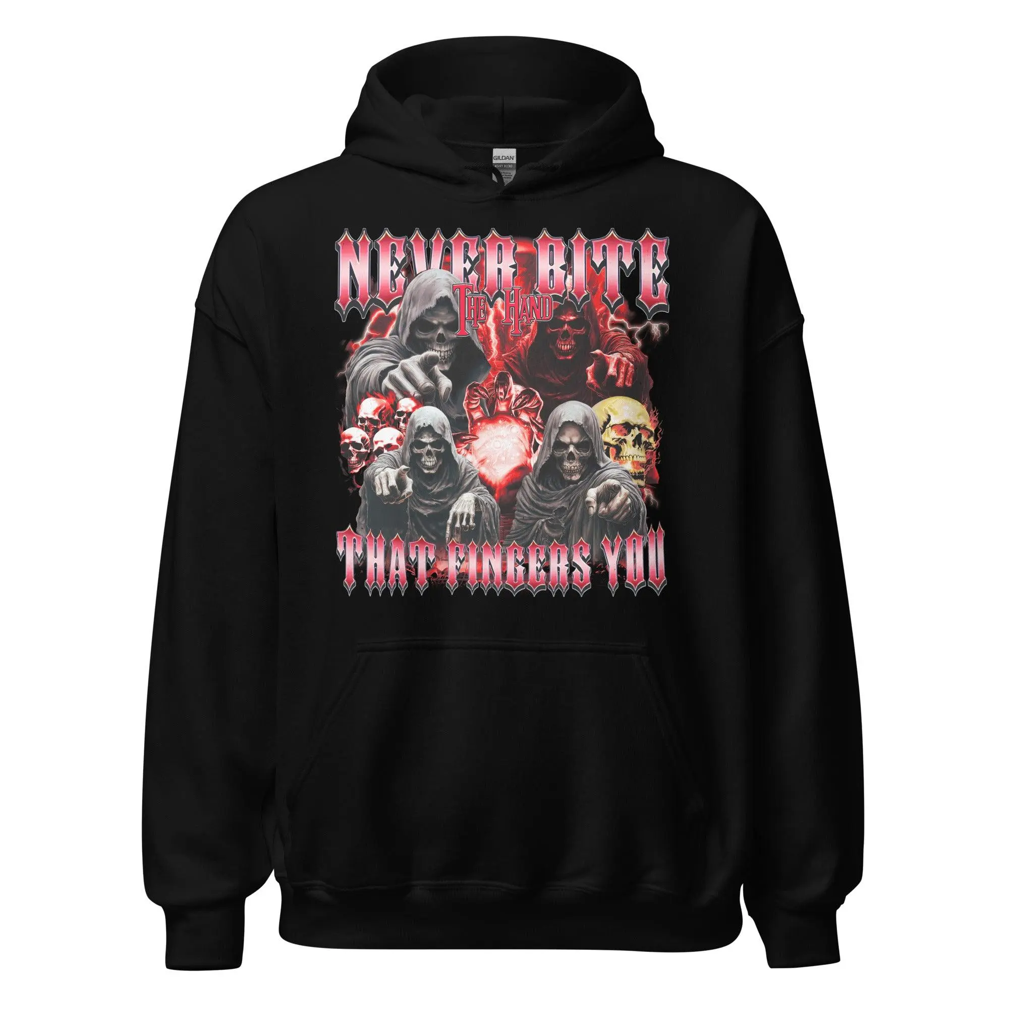Never Bite the Hand that Fingers You Hoodie