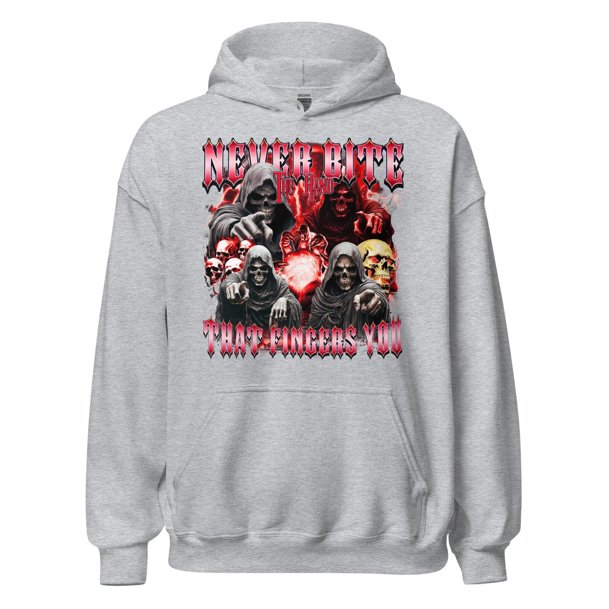 Never Bite the Hand that Fingers You Hoodie - Image 5