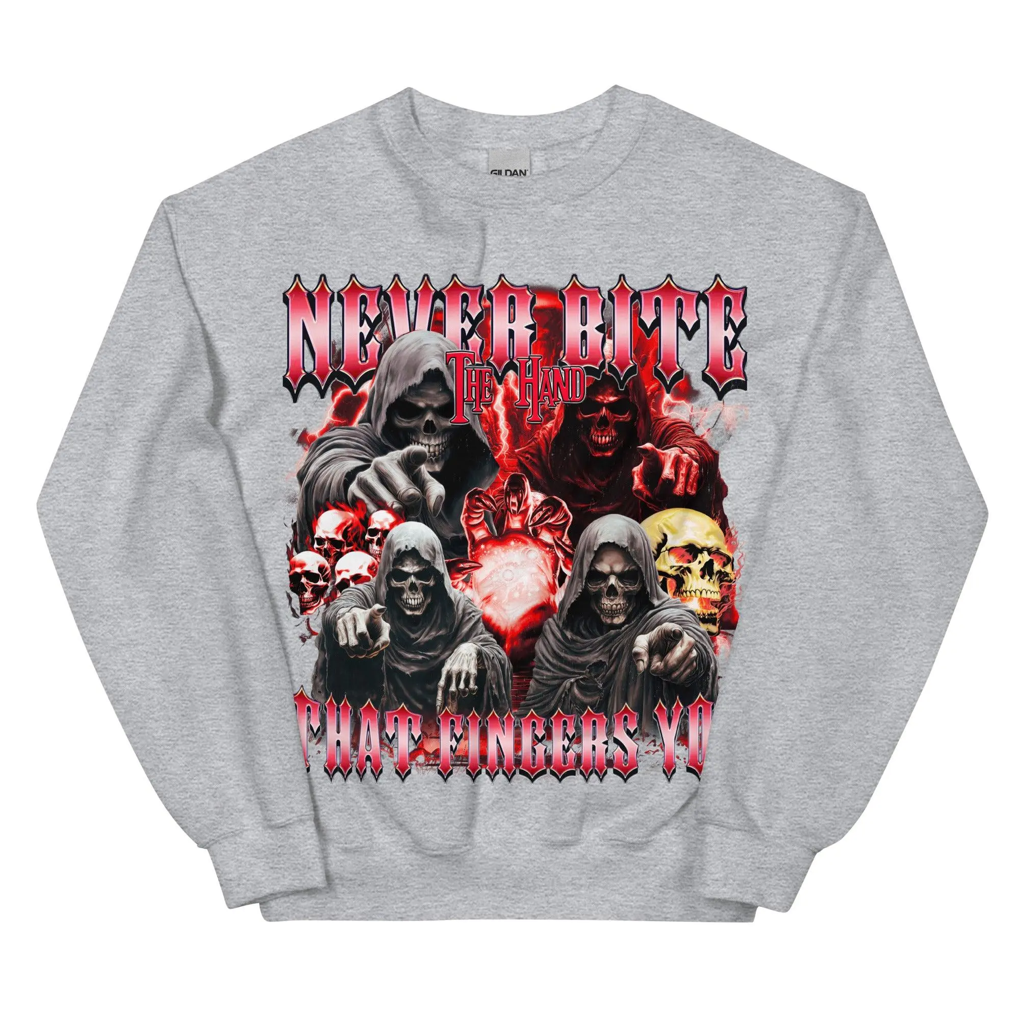 Never Bite the Hand that Fingers You sweatshirt - Image 7