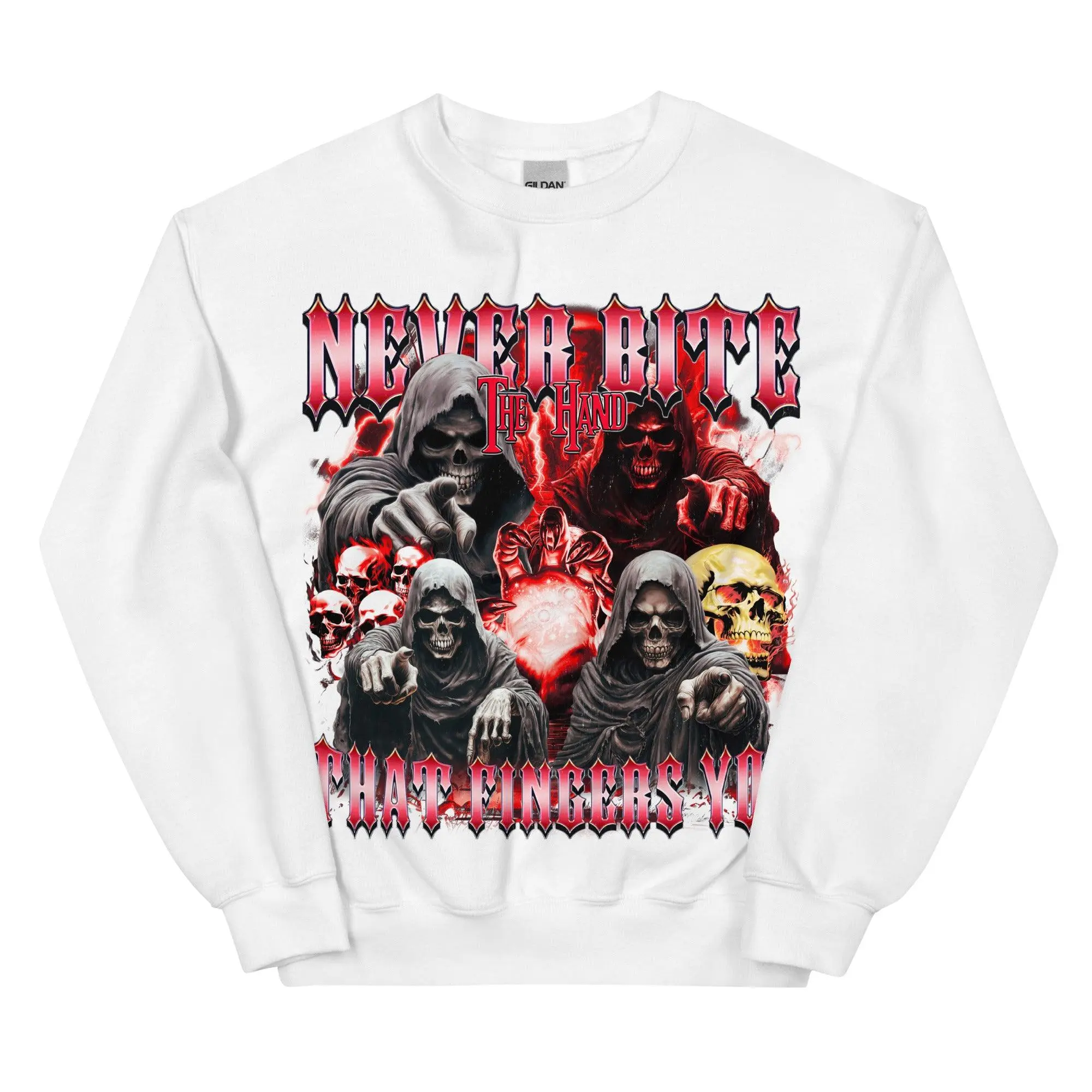 Never Bite the Hand that Fingers You sweatshirt - Image 9