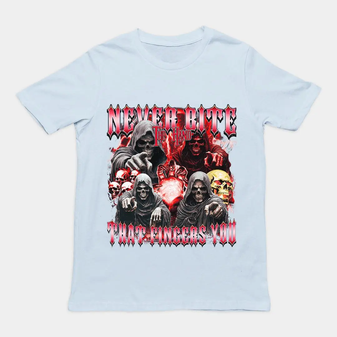 Never Bite the Hand that Fingers You T-Shirt - Image 5