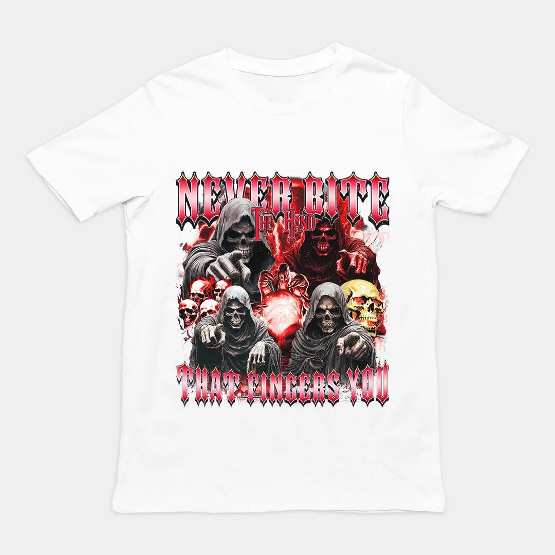 Never Bite the Hand that Fingers You T-Shirt - Image 6