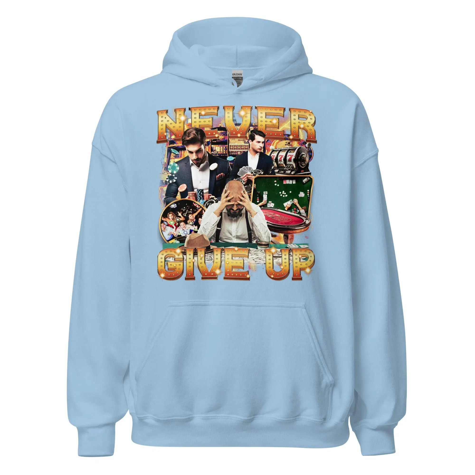 Never GIve Up Hoodie - Image 5
