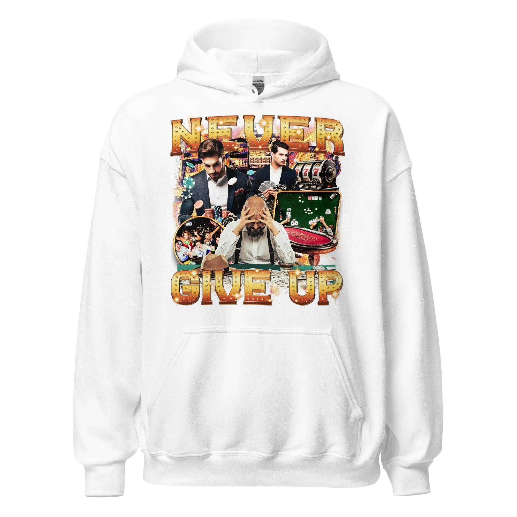 Never GIve Up Hoodie - Image 7