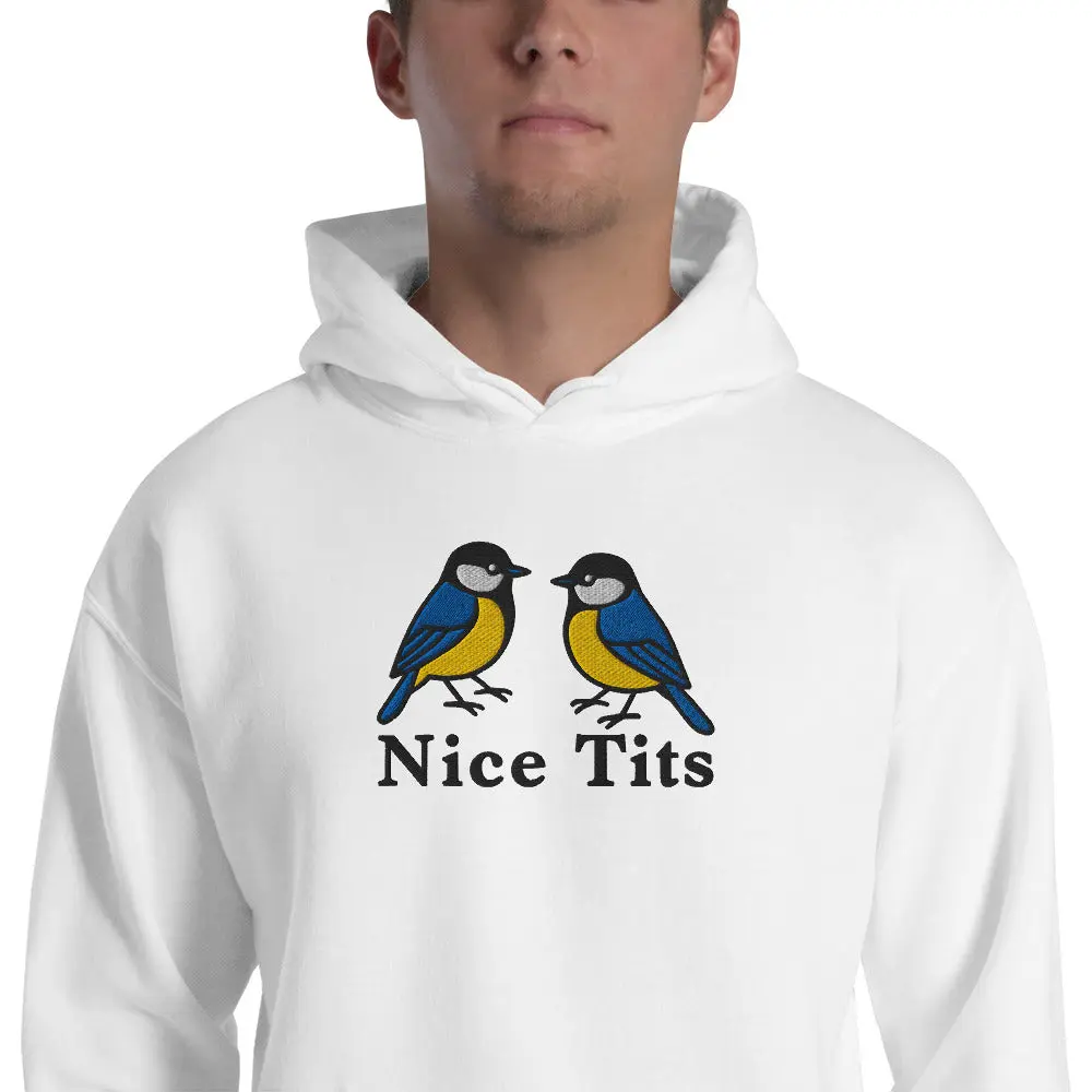 Nice Tits (embroidered) Hoodie - Image 8