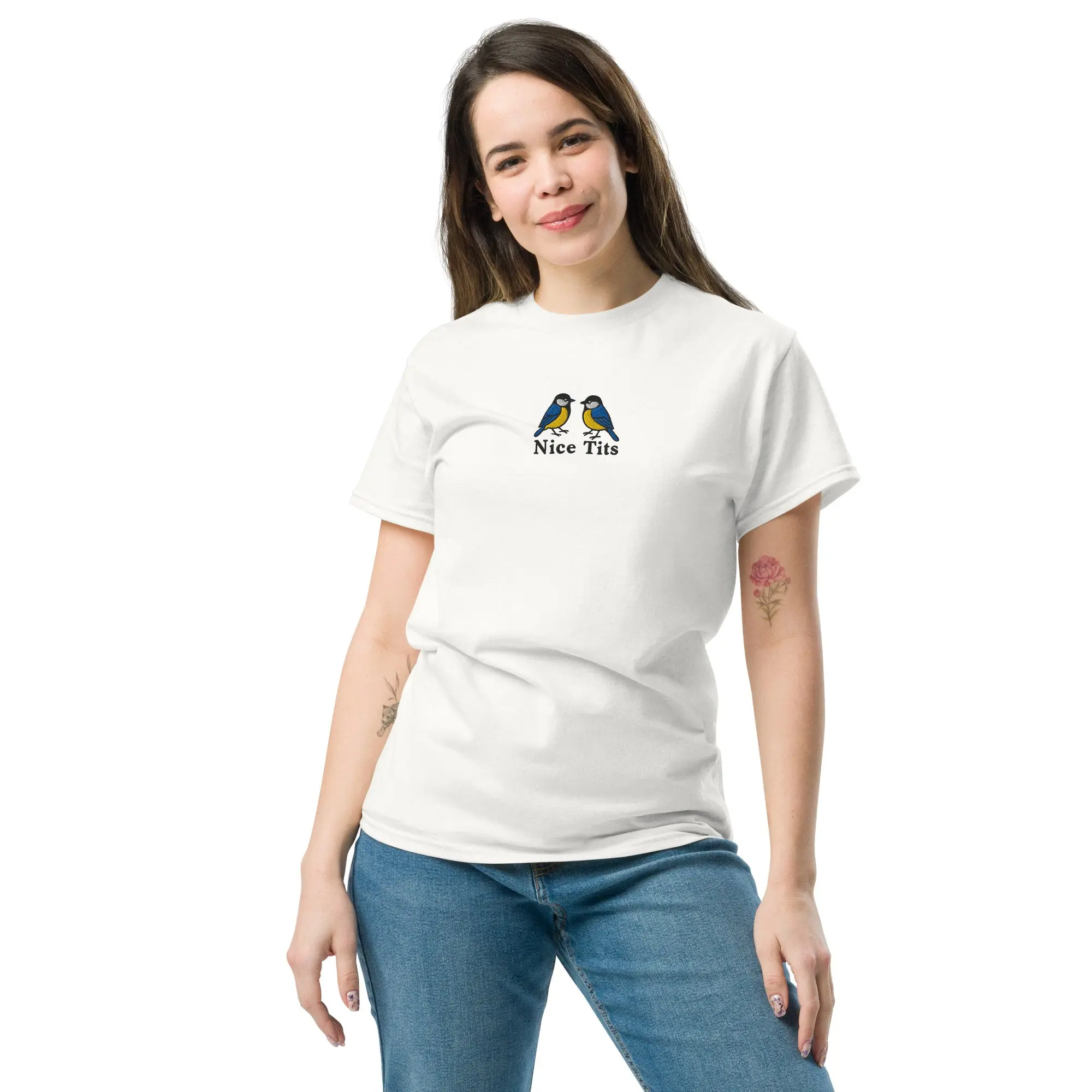 Nice Tits (embroidered) T-Shirt - Image 7