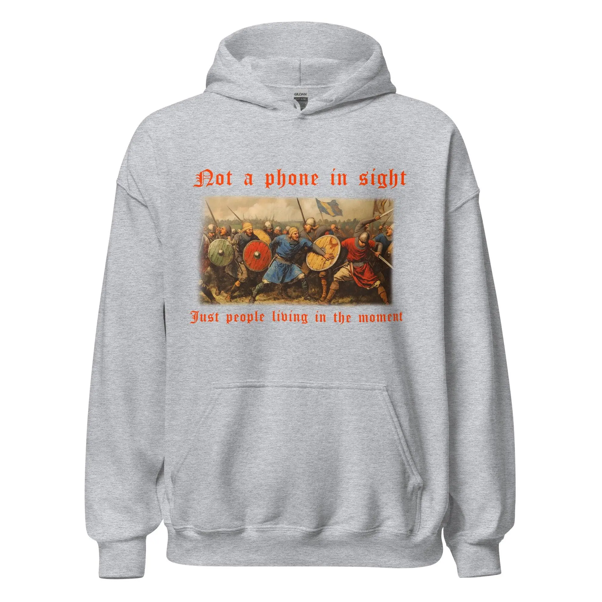Not a phone in sight just people living in the moment Hoodie - Image 5