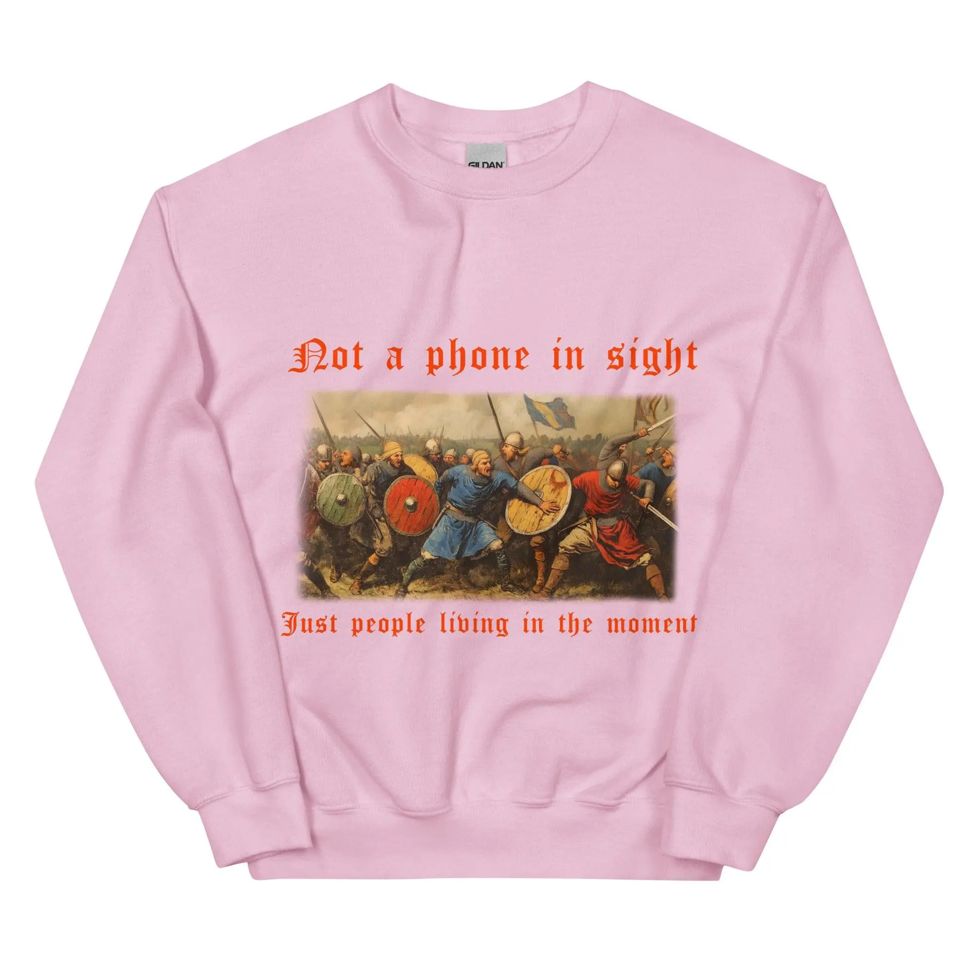 Not a phone in sight just people living in the moment sweatshirt - Image 8