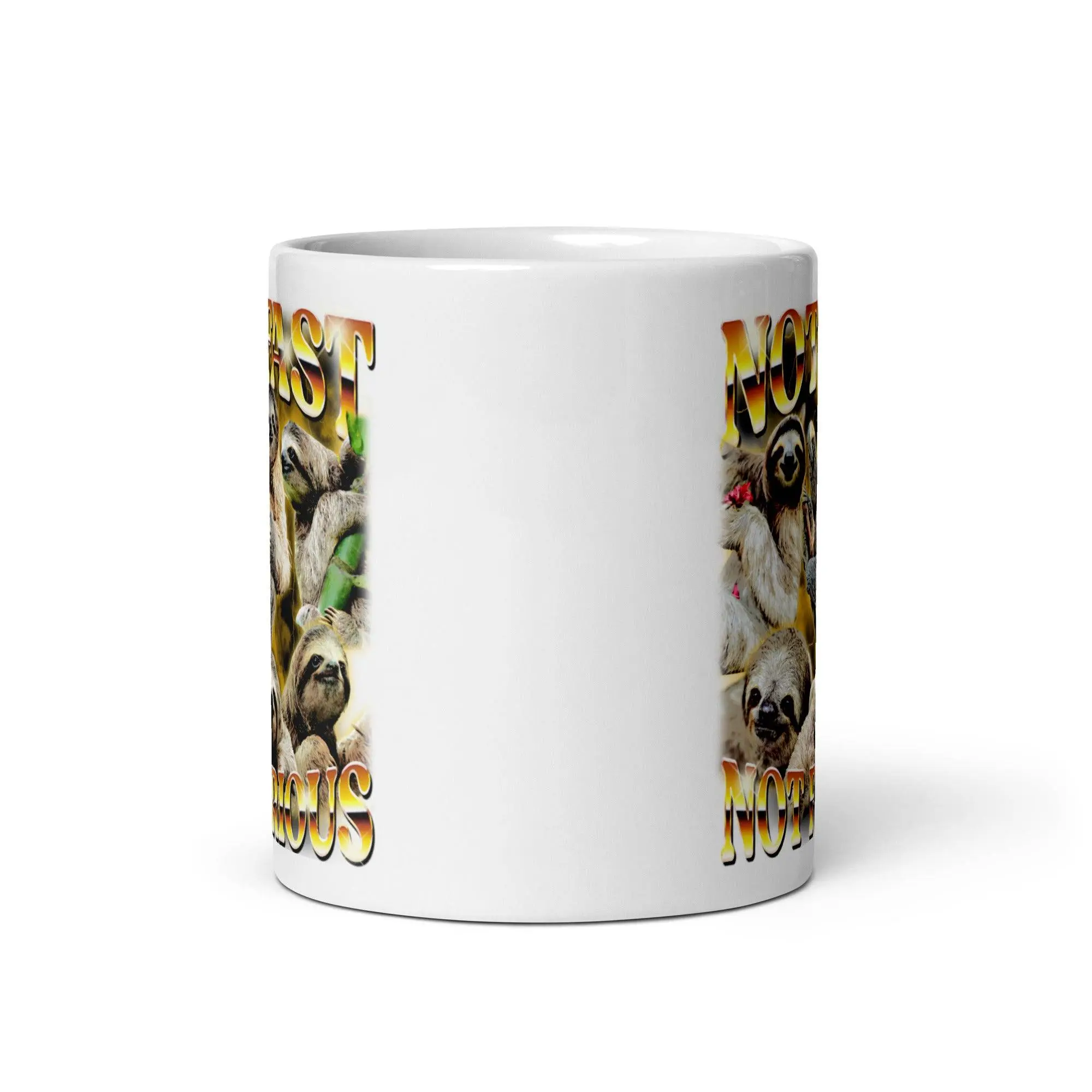 Not Fast Not Furious White glossy mug - Image 5