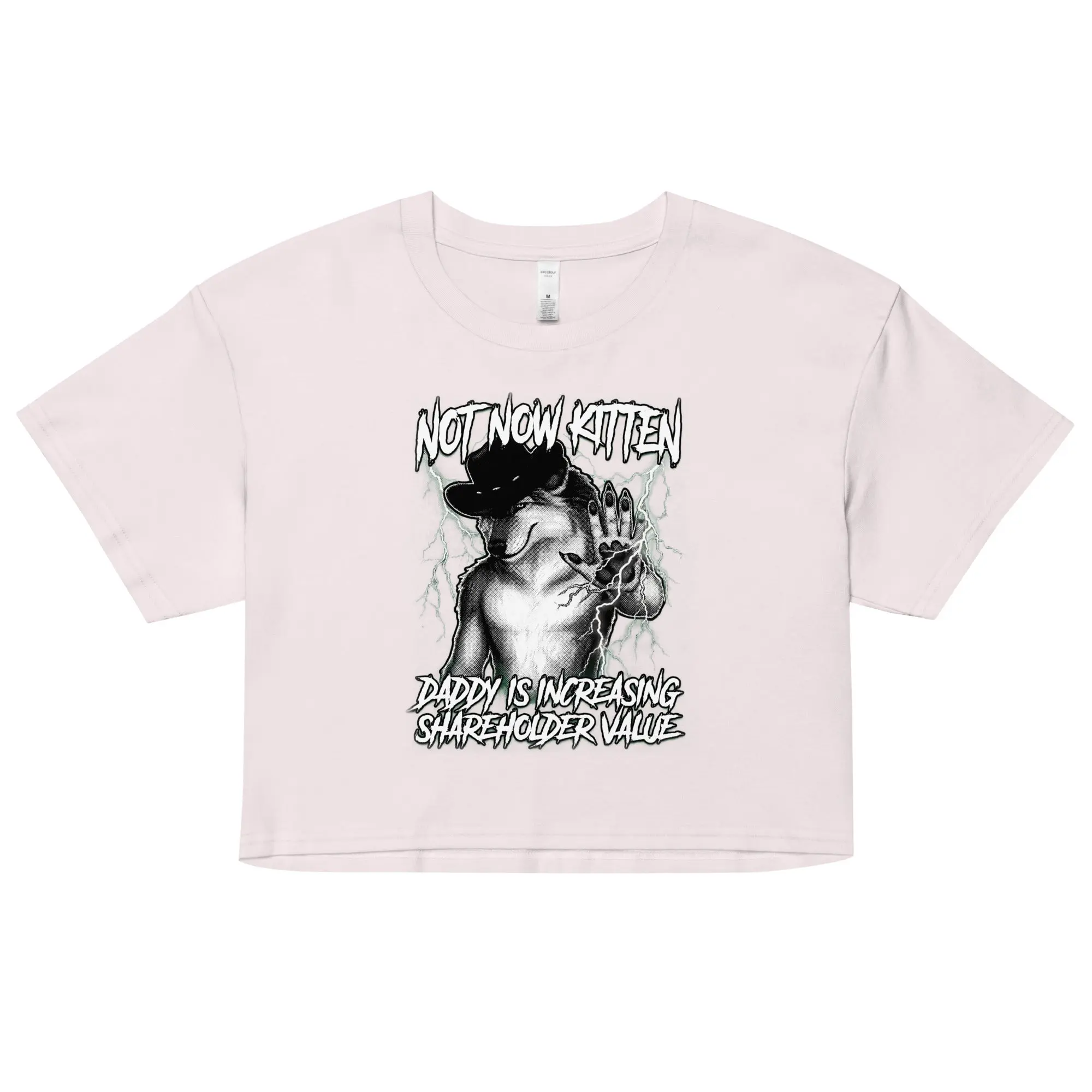 Not Now Kitten Daddy is Increasing Shareholder Value crop top - Image 4