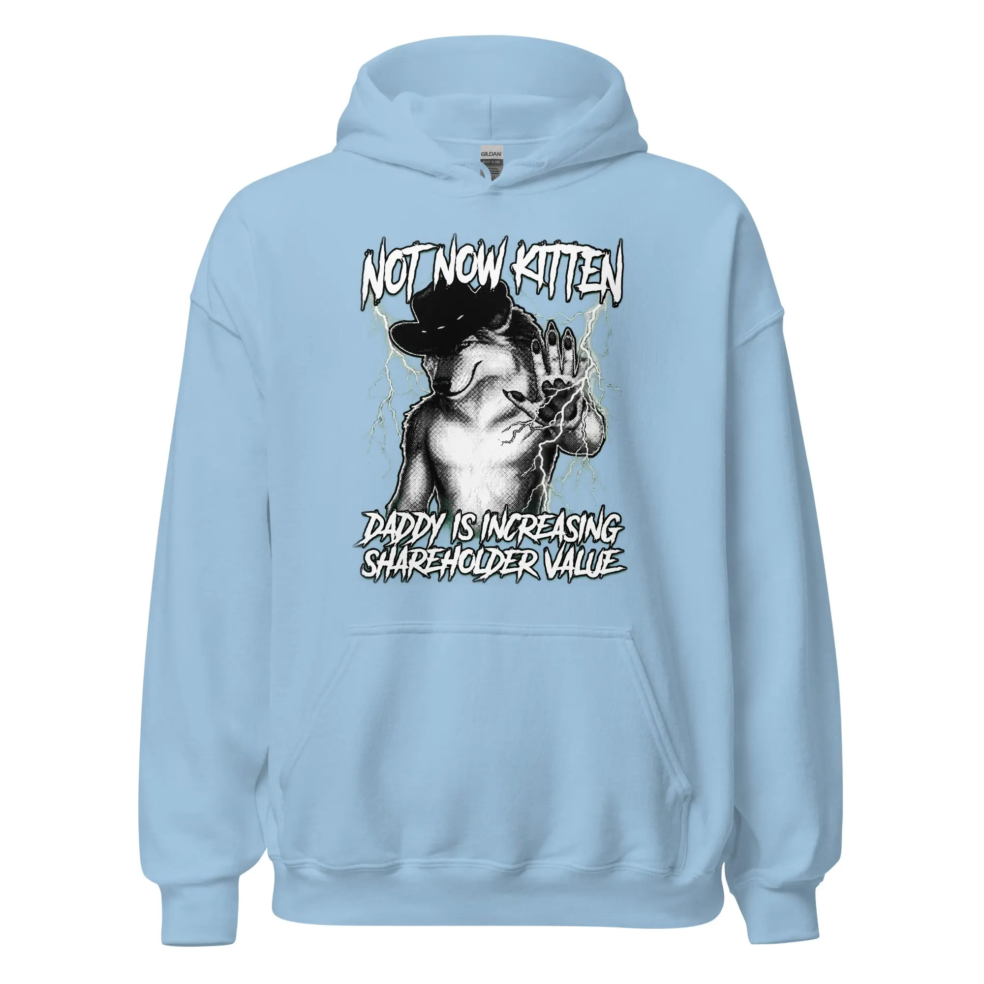 Not Now Kitten Daddy is Increasing Shareholder Value Hoodie - Image 5