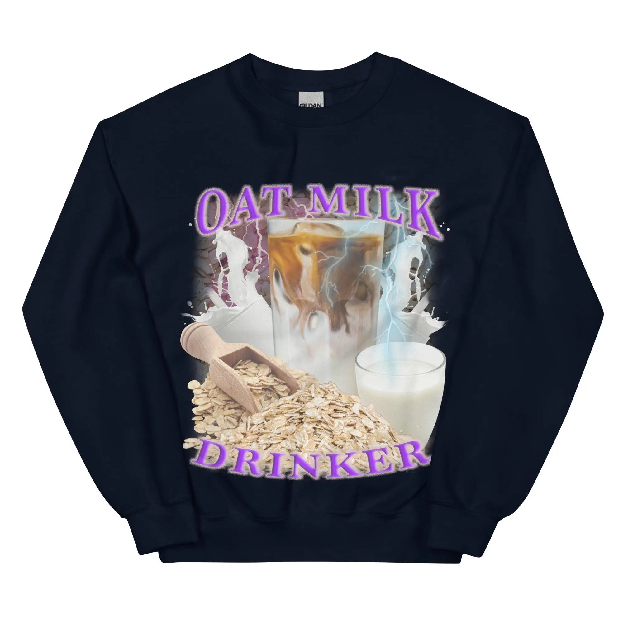 Oat Milk Drinker Sweatshirt - Image 2