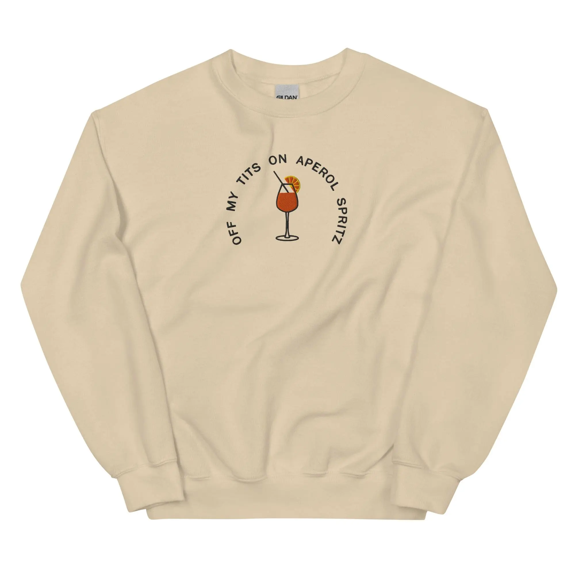 Off My Tits on Aperol Spritz Sweatshirt - Image 7