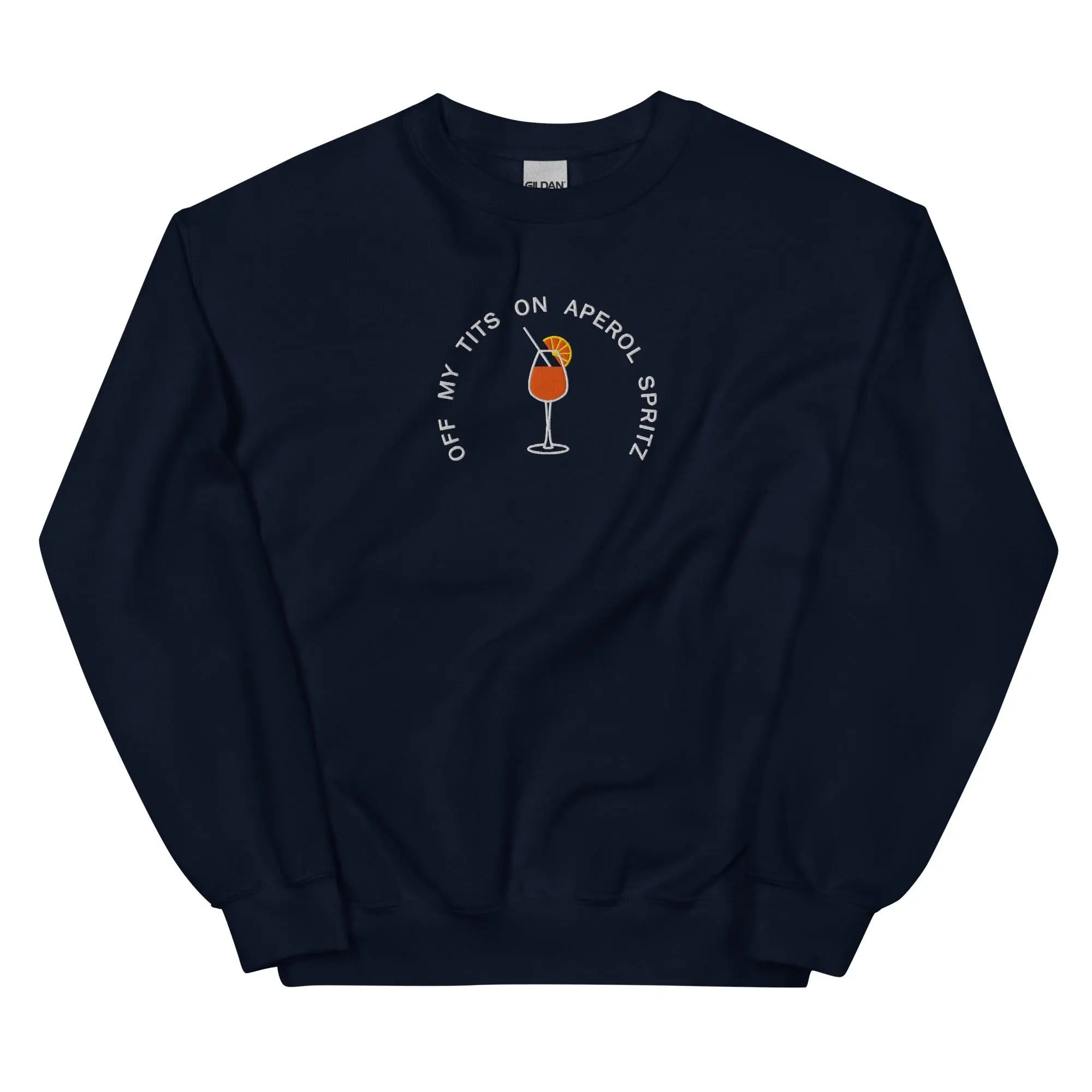 Off My Tits on Aperol Spritz Sweatshirt - Image 9