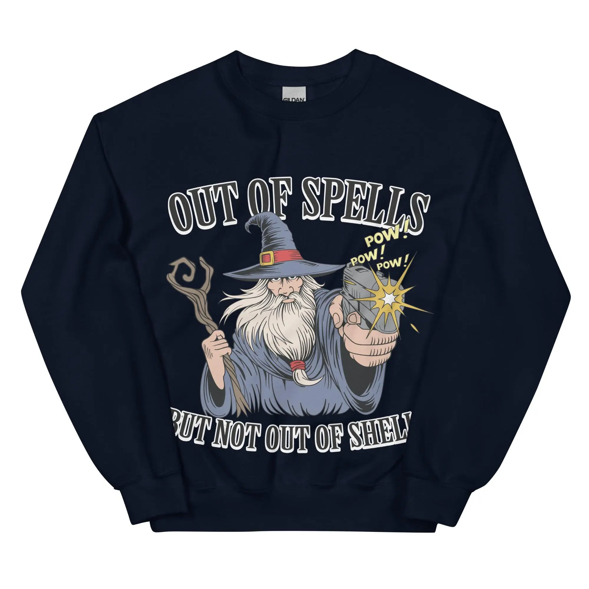 Out of Spells but Not Out of Shells sweatshirt - Image 4
