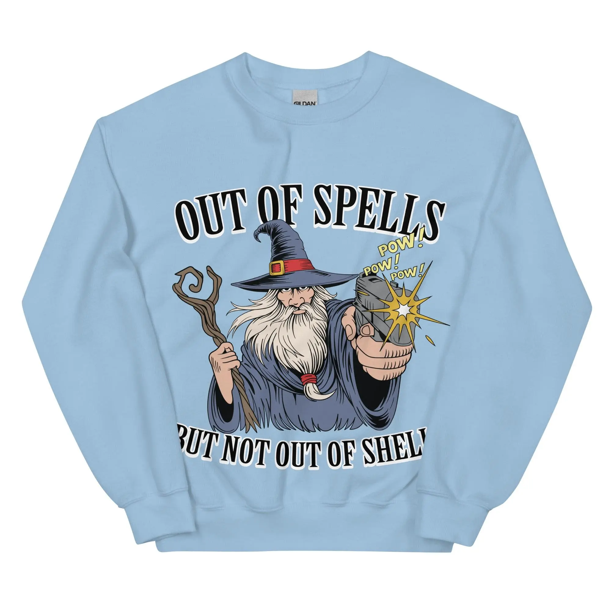 Out of Spells but Not Out of Shells sweatshirt - Image 7