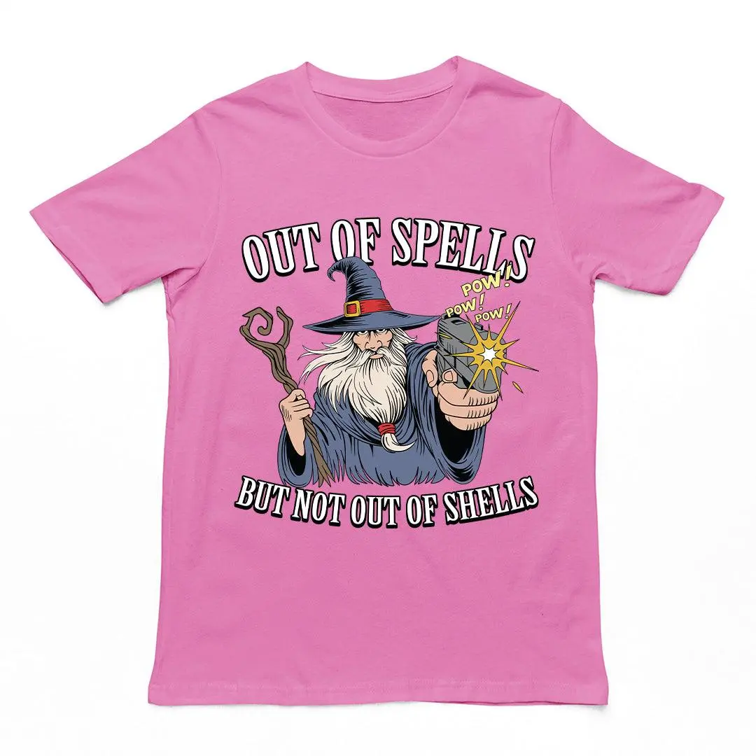 Out of Spells but Not Out of Shells T-Shirt - Image 5