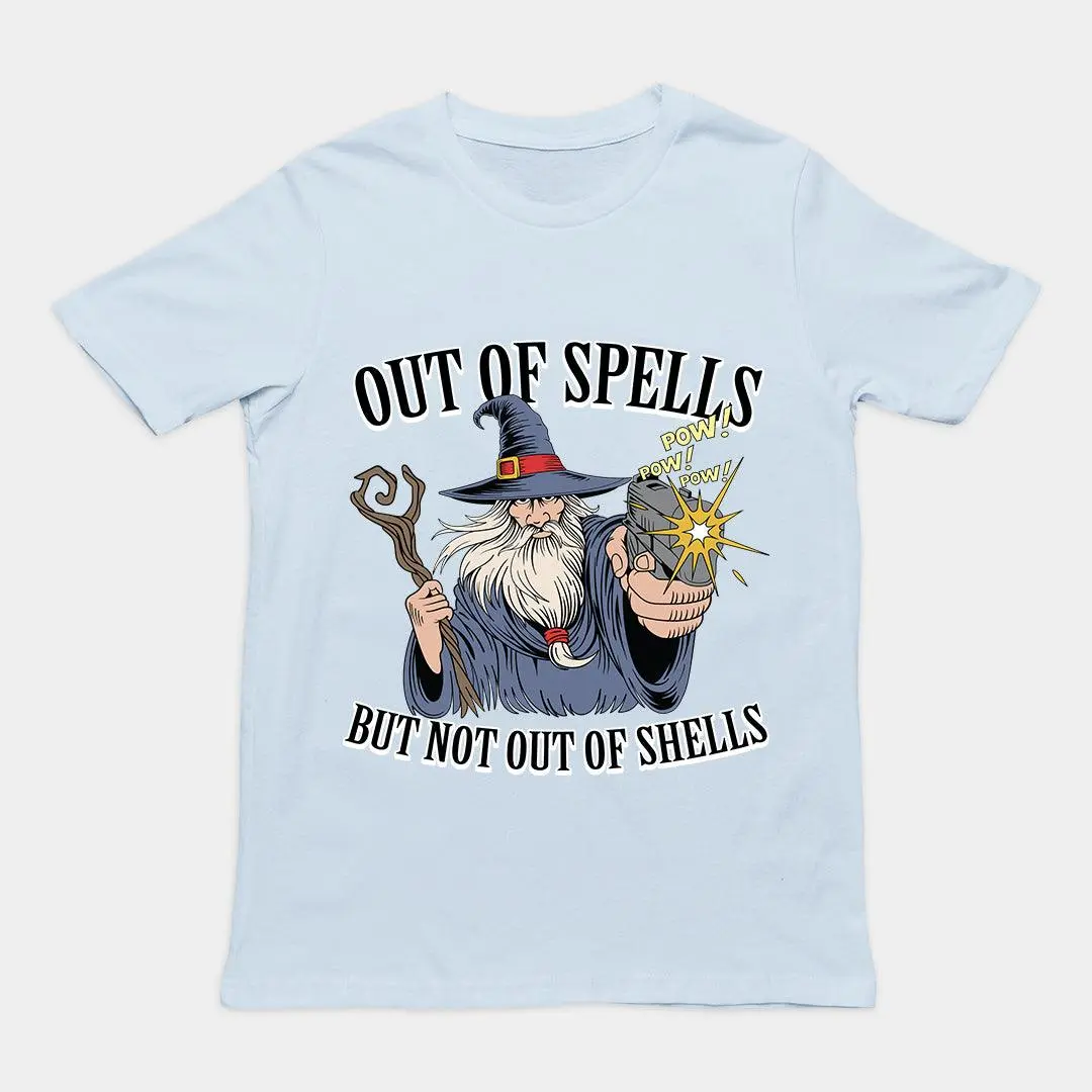Out of Spells but Not Out of Shells T-Shirt - Image 6