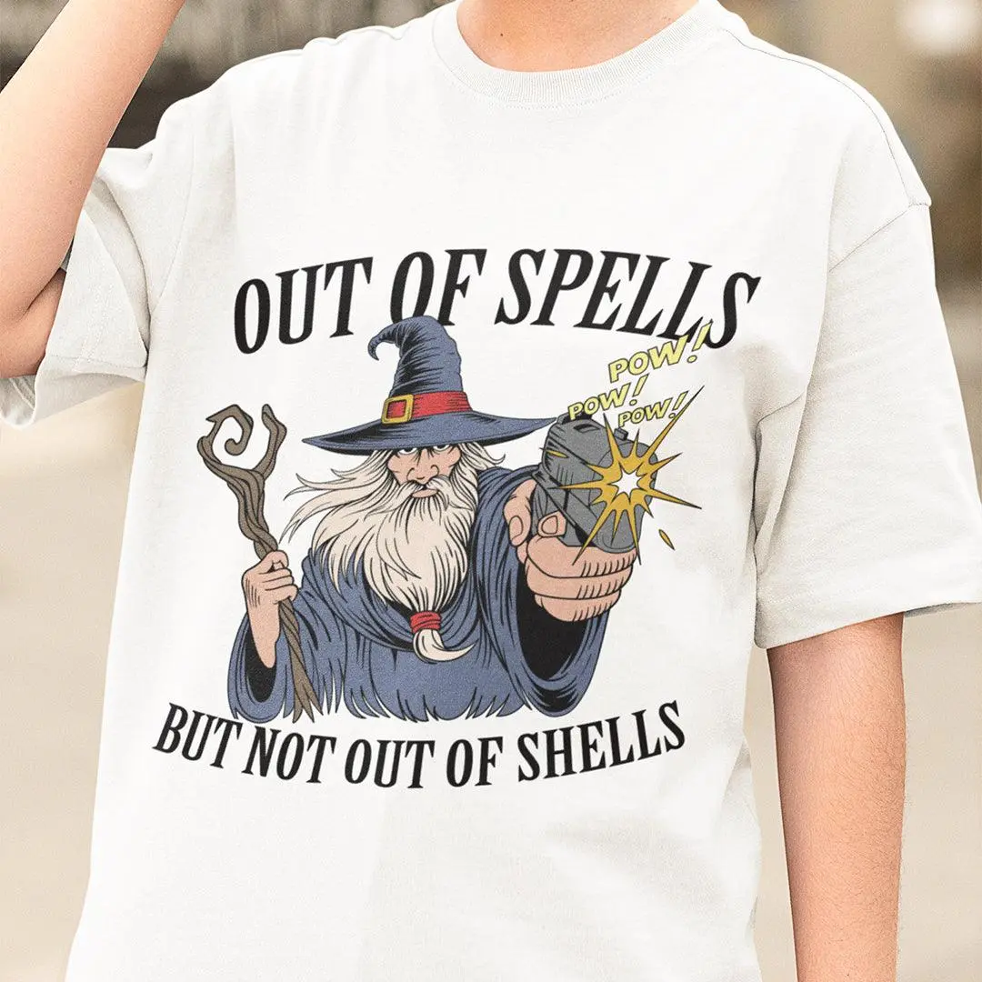 Out of Spells but Not Out of Shells T-Shirt - Image 7
