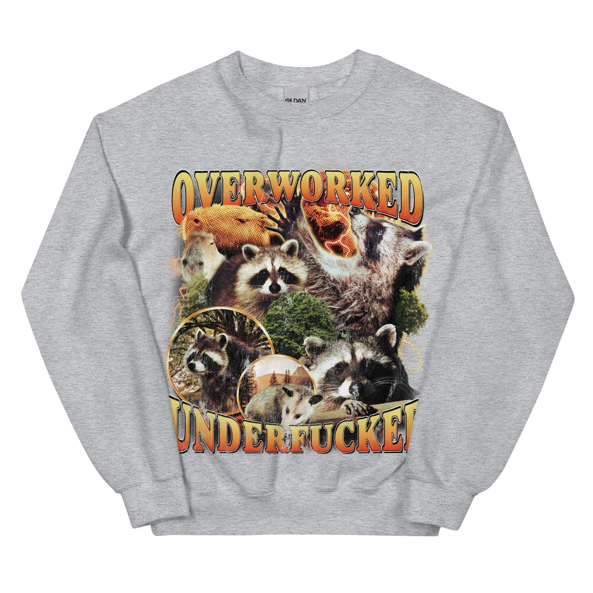 Overworked Underfucked Sweatshirt - Image 7