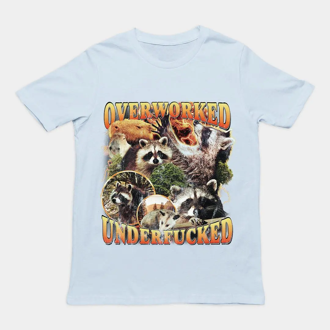 Overworked Underfucked t-shirt - Image 5