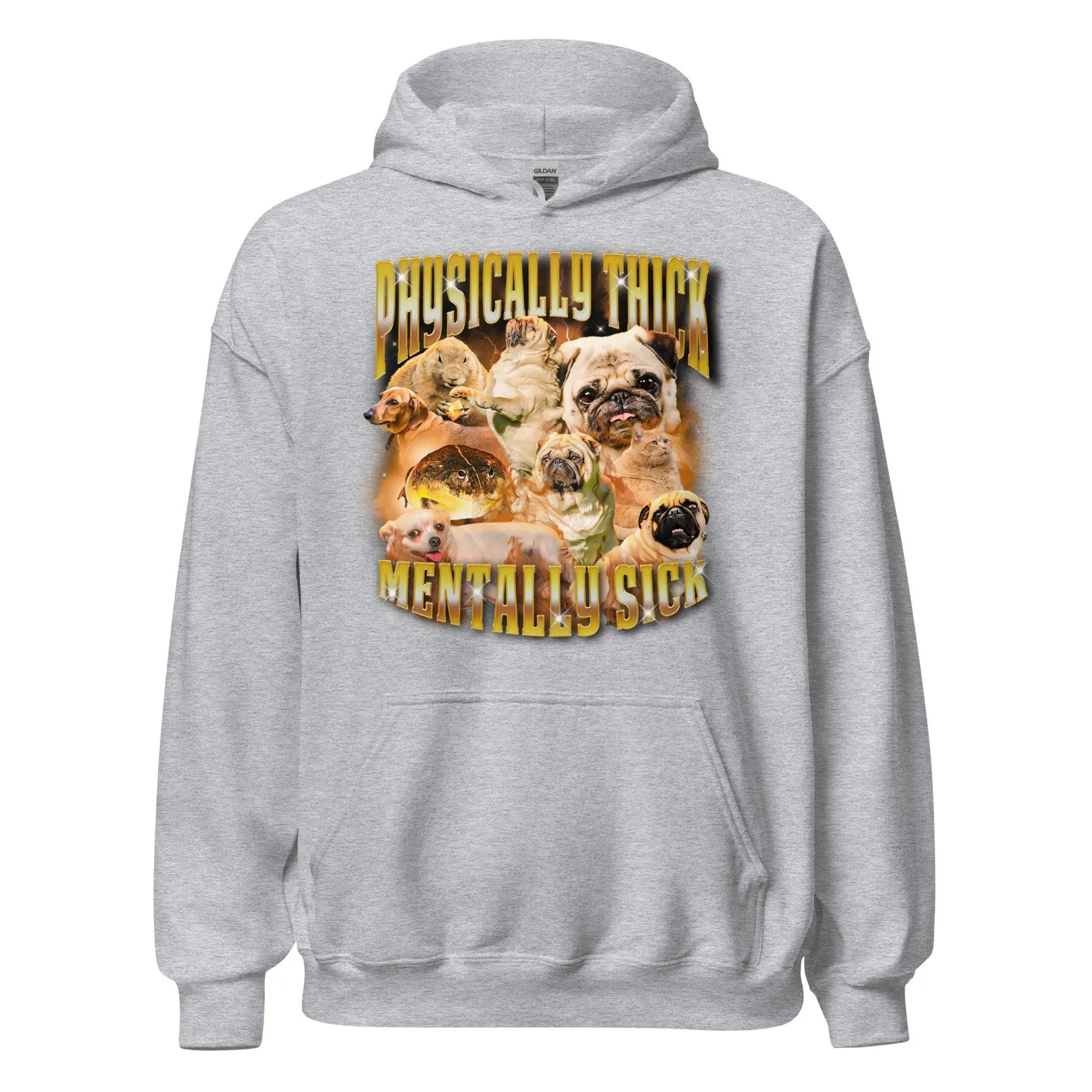 Physically Thick Mentally Sick Hoodie - Image 2