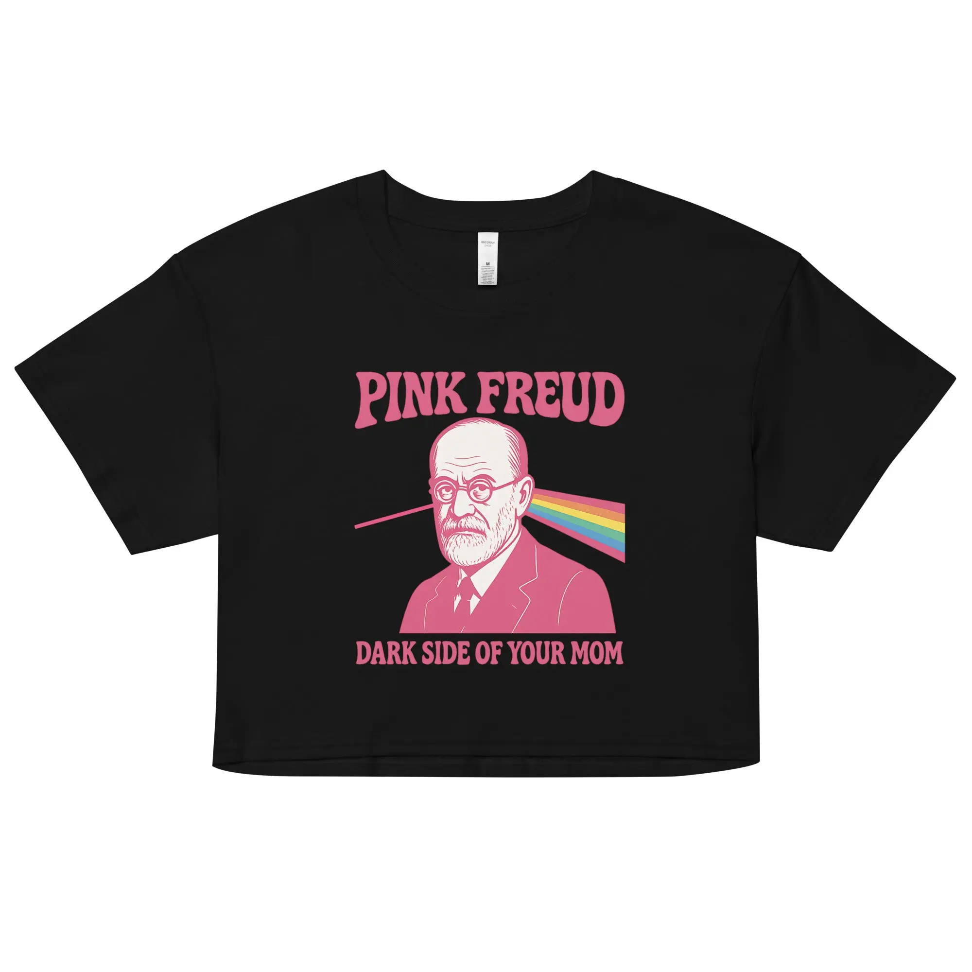 Pink Freud Dark Side of your Mom value Women’s crop top