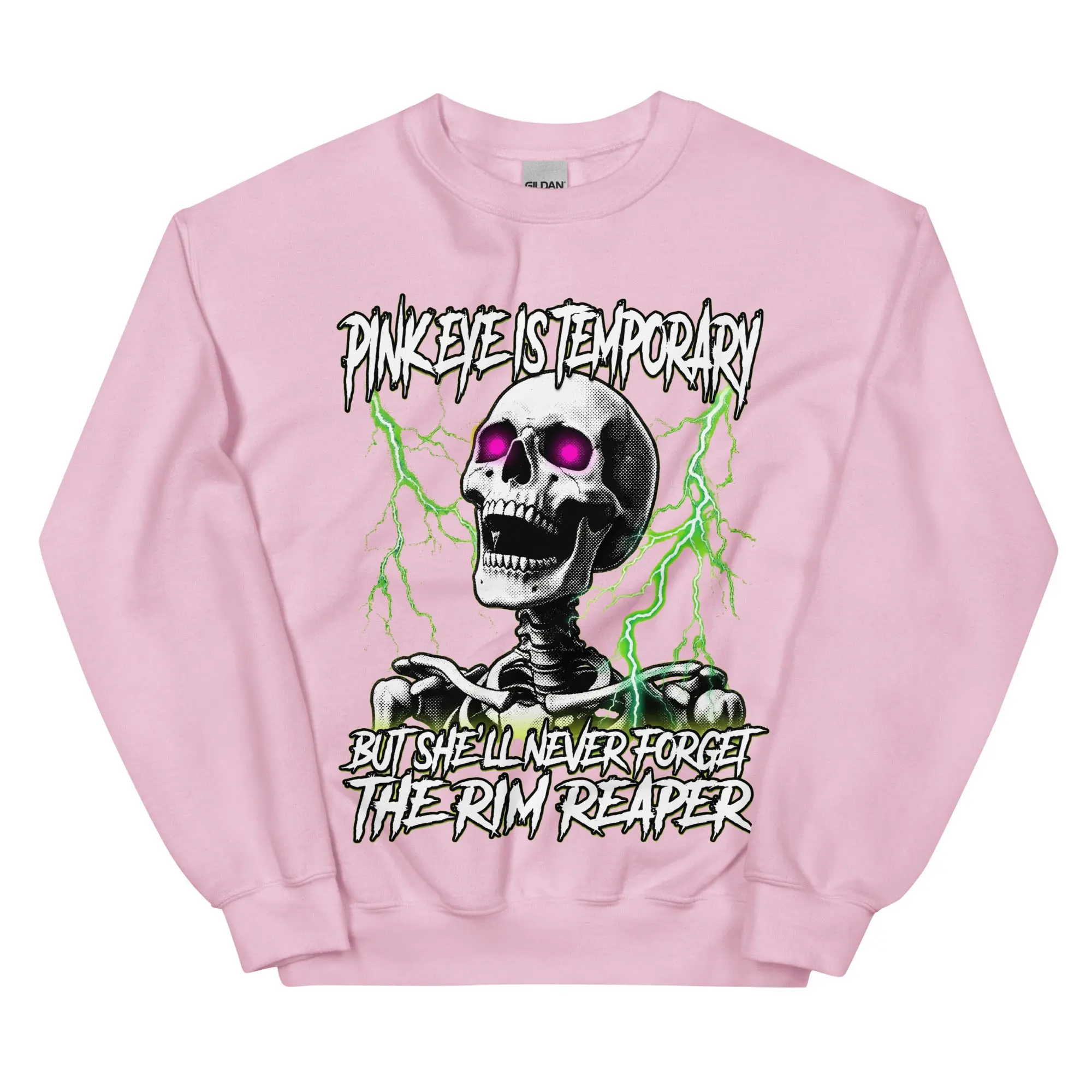 Pinkeye is temporary but she'll never forget the rim reaper sweatshirt - Image 8