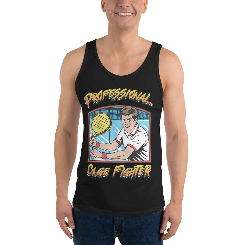 Professional Cage Fighter (padel) Tank Top - Image 4
