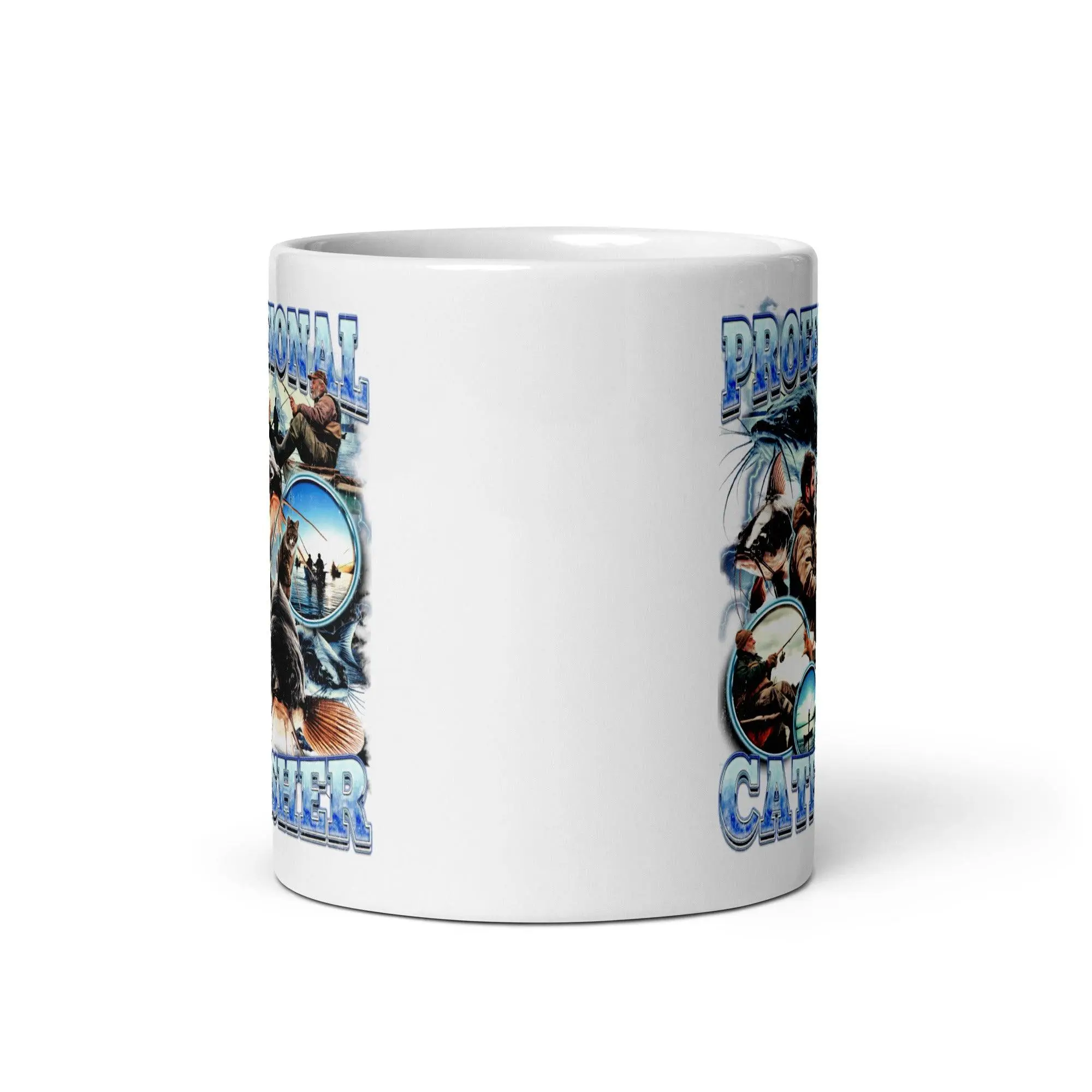Professional Catfisher White glossy mug - Image 3