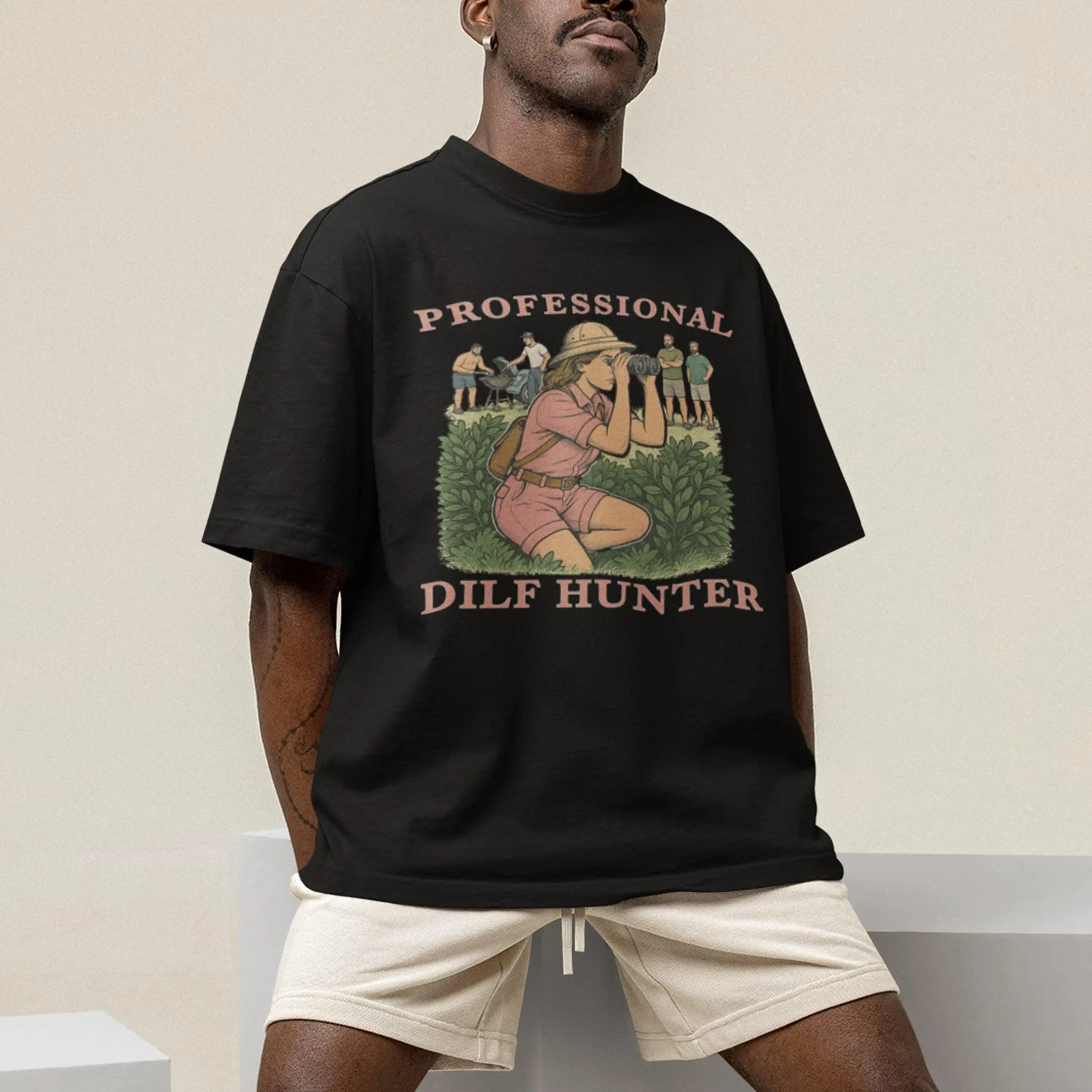 Professional Dilf Hunter T-Shirt - Image 7