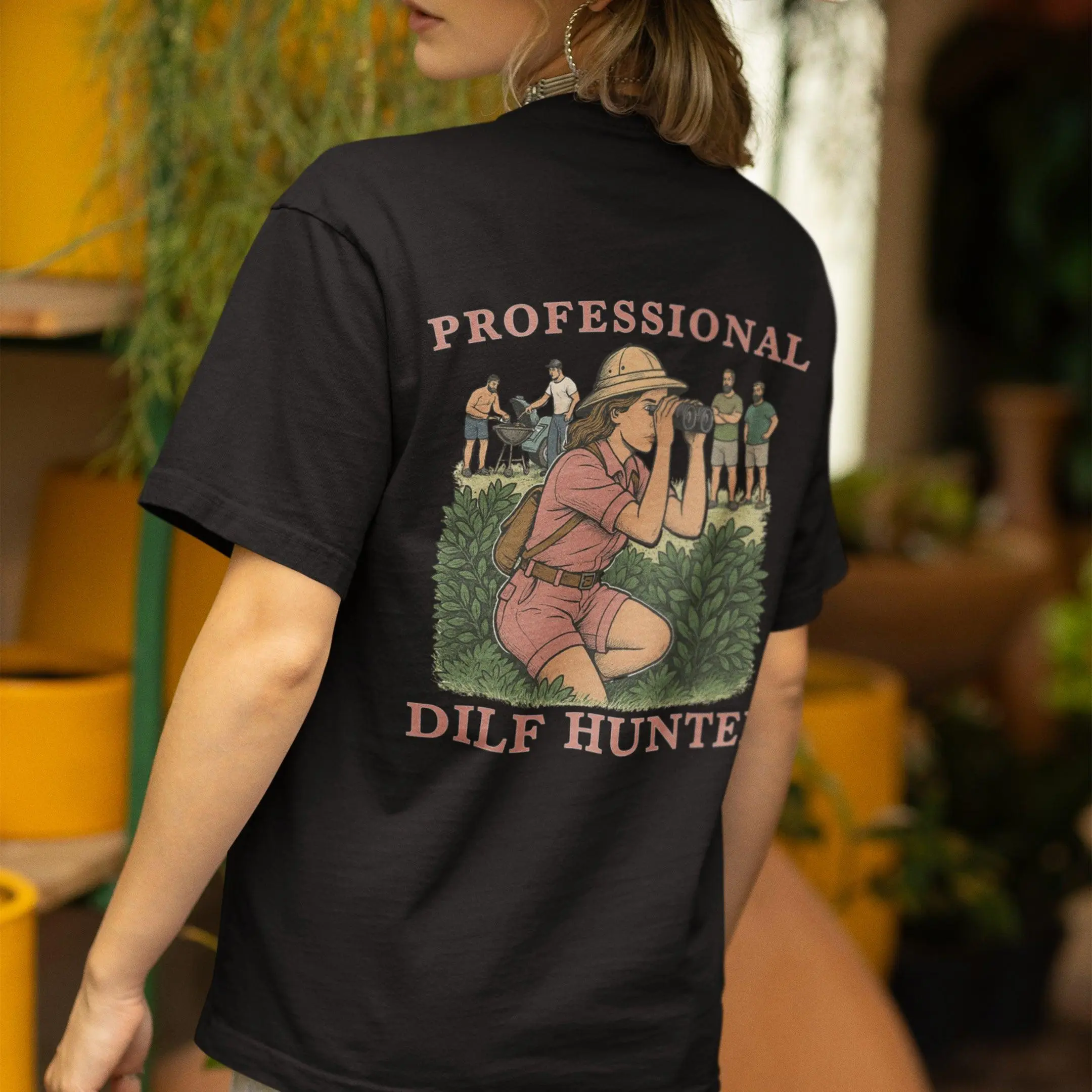 Professional Dilf Hunter T-Shirt (backprint) - Image 7