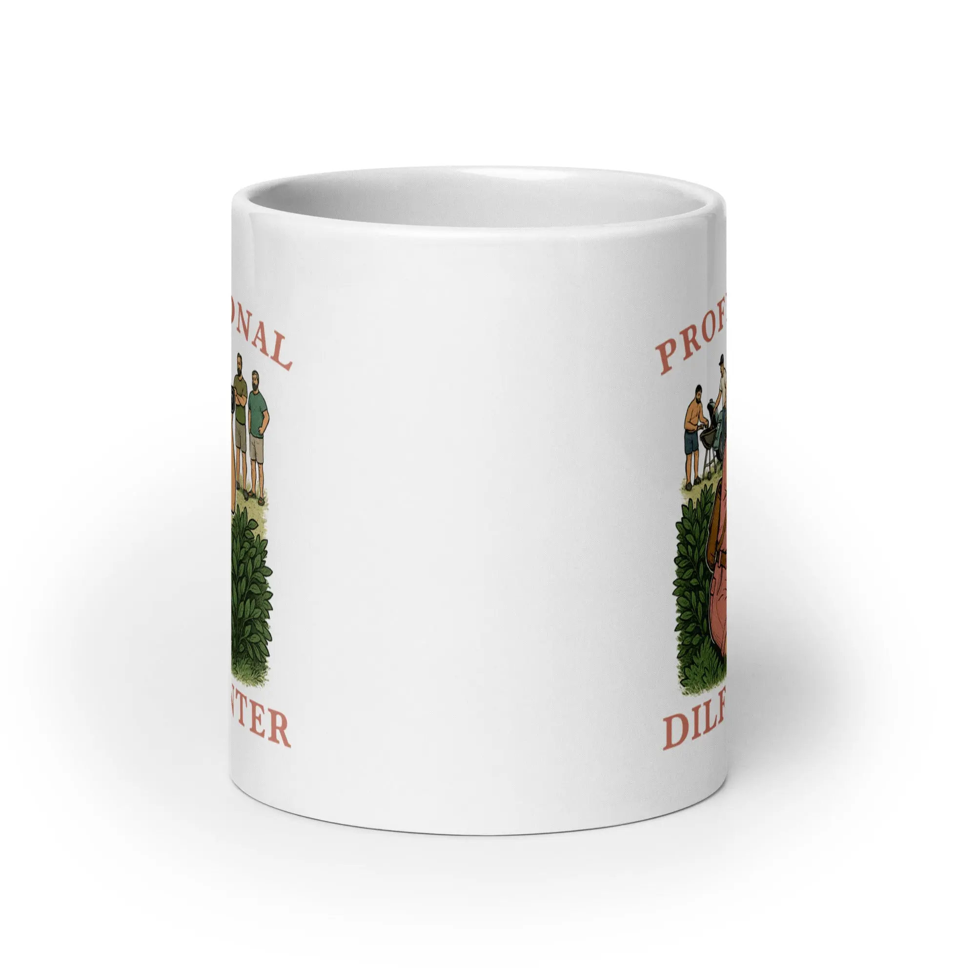 Professional Dilf Hunter White glossy mug - Image 8