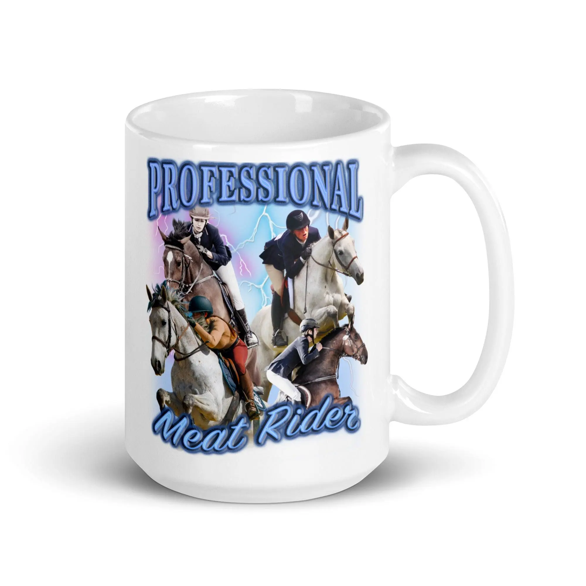 Professional Meat Rider White glossy mug - Image 6