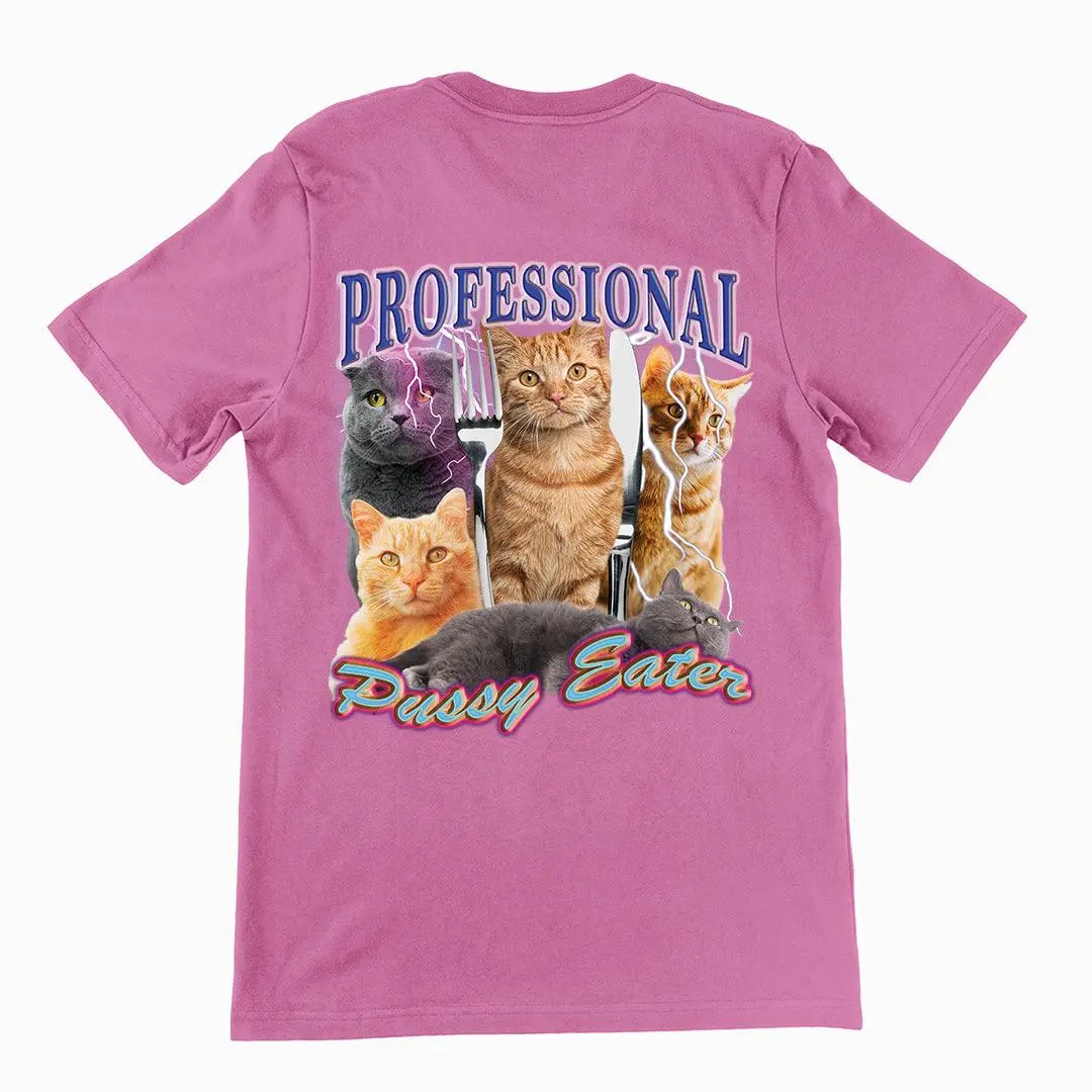Professional Pussy Eater t-shirt (backprint) - Image 2
