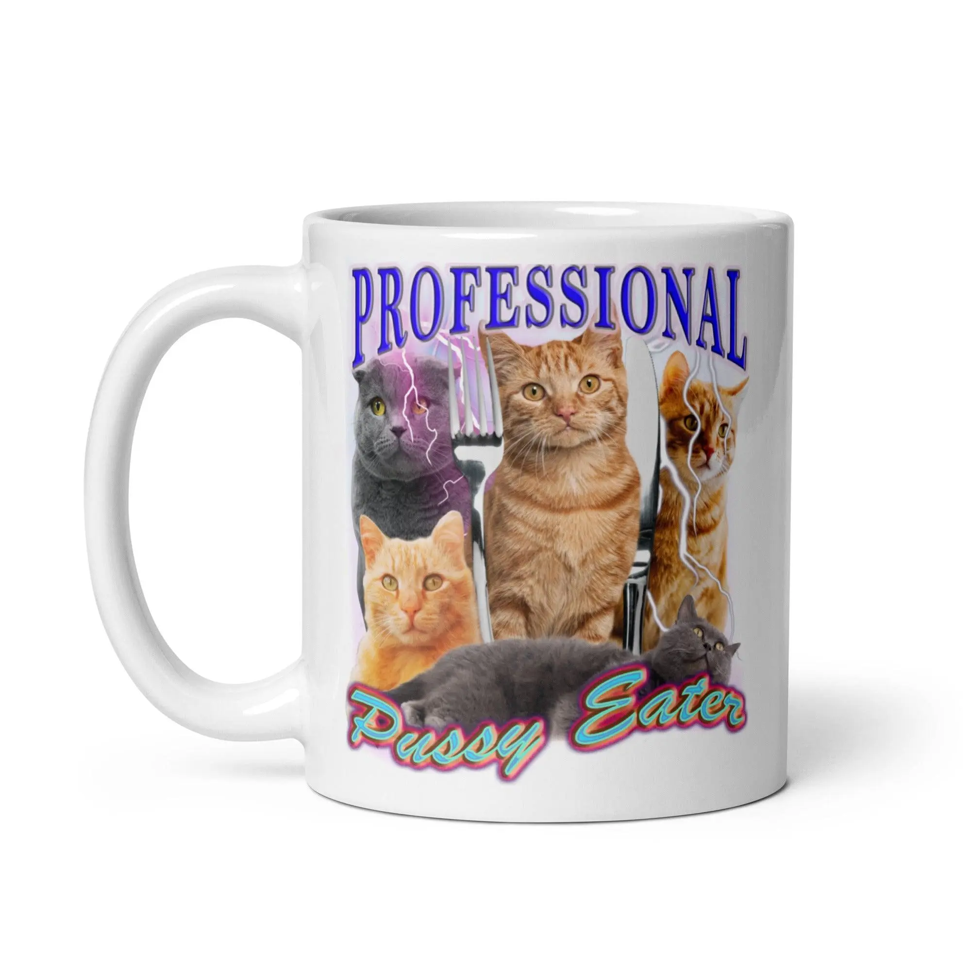 Professional Pussy Eater White glossy mug - Image 3