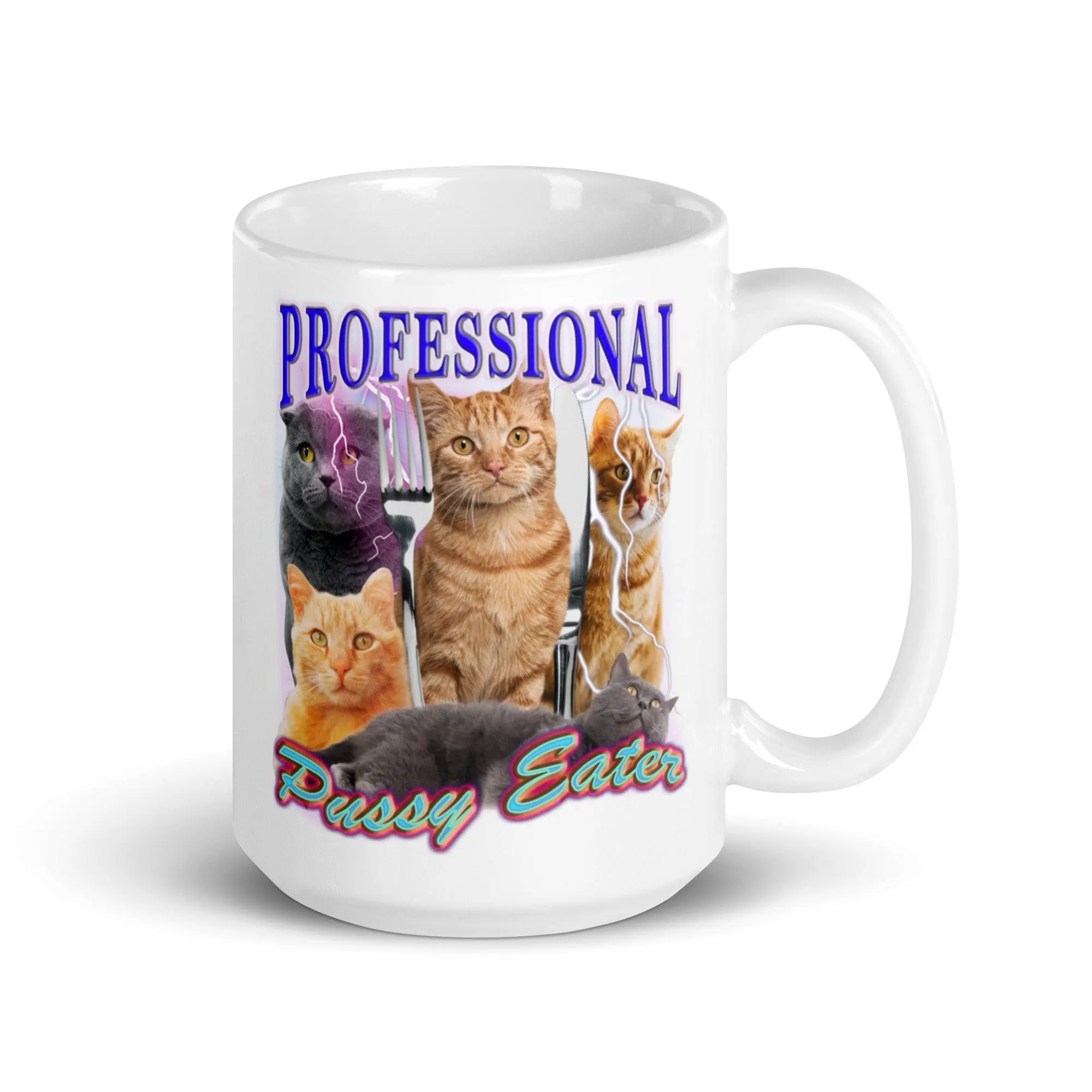 Professional Pussy Eater White glossy mug - Image 6