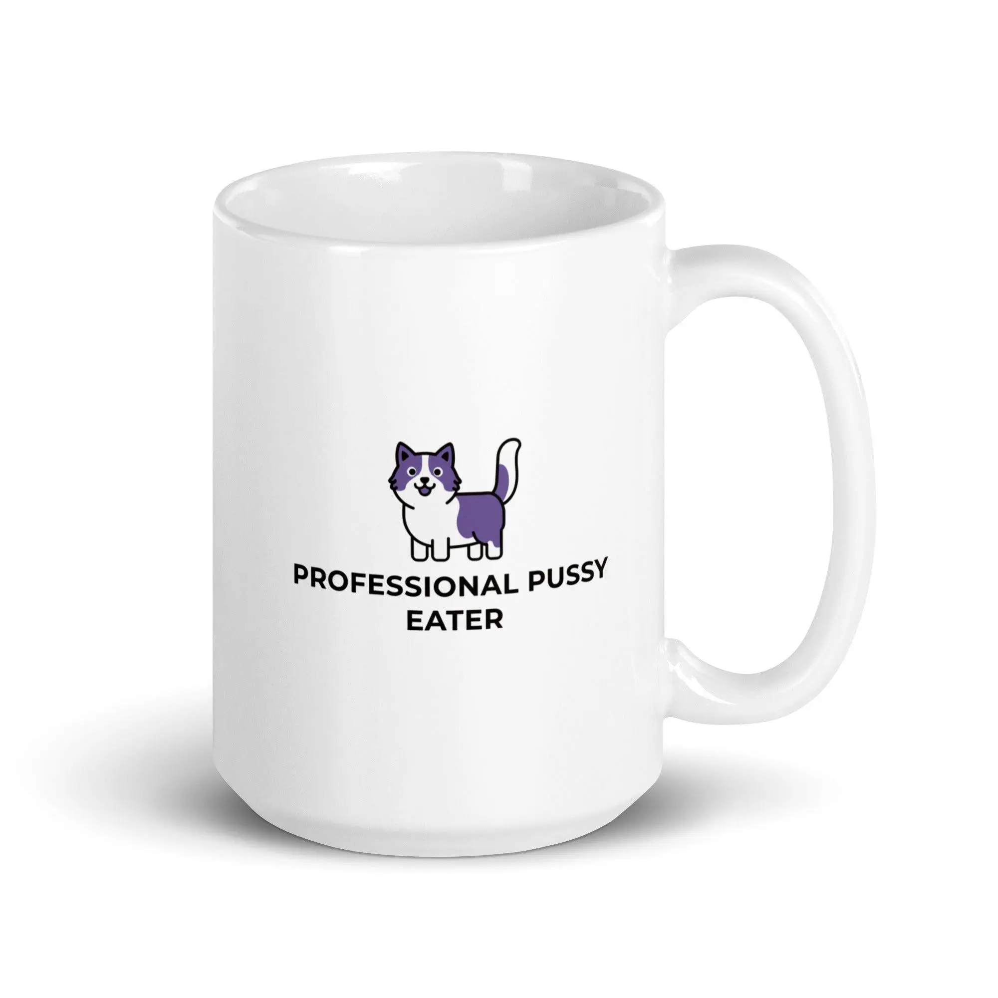 Professional Pussy Eater White glossy mug - Image 6