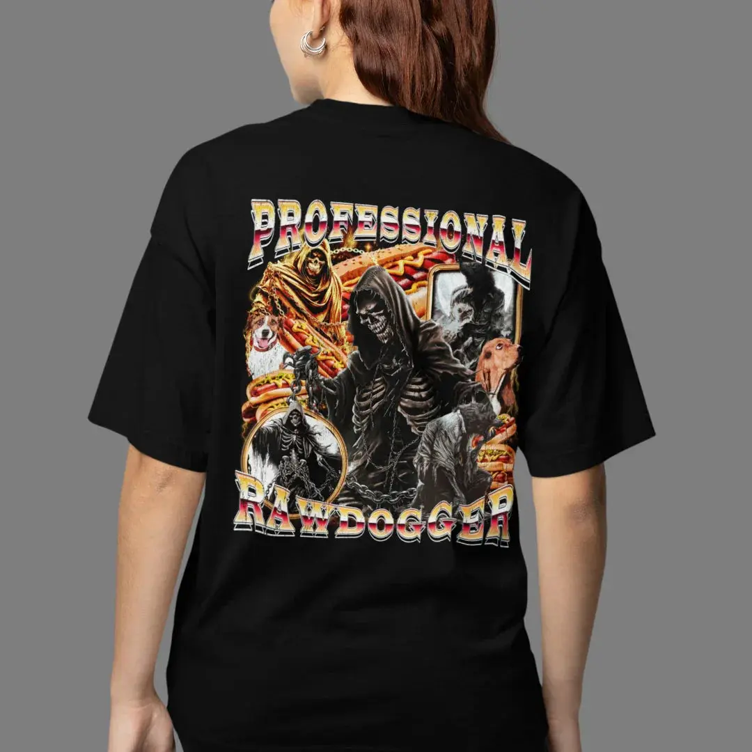 Professional Rawdogger t-shirt (backprint) - Image 7